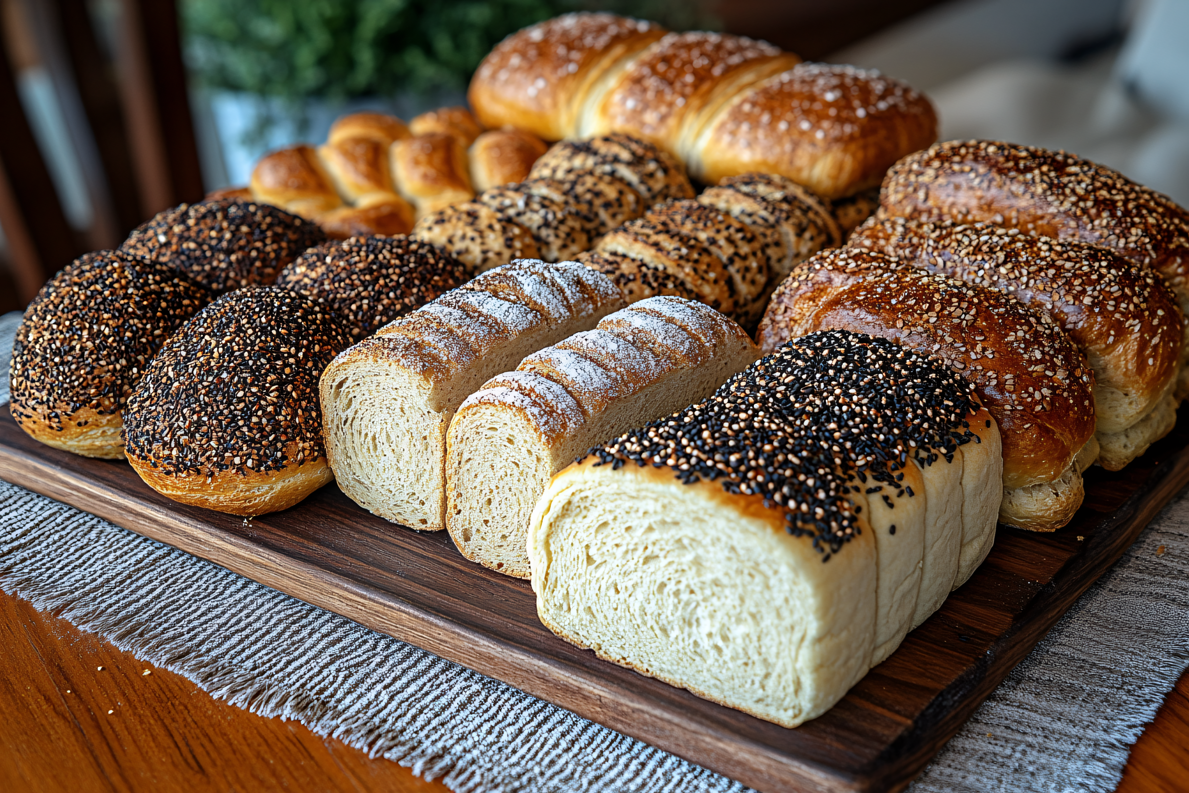 Assortment Of Freshly Baked Breads