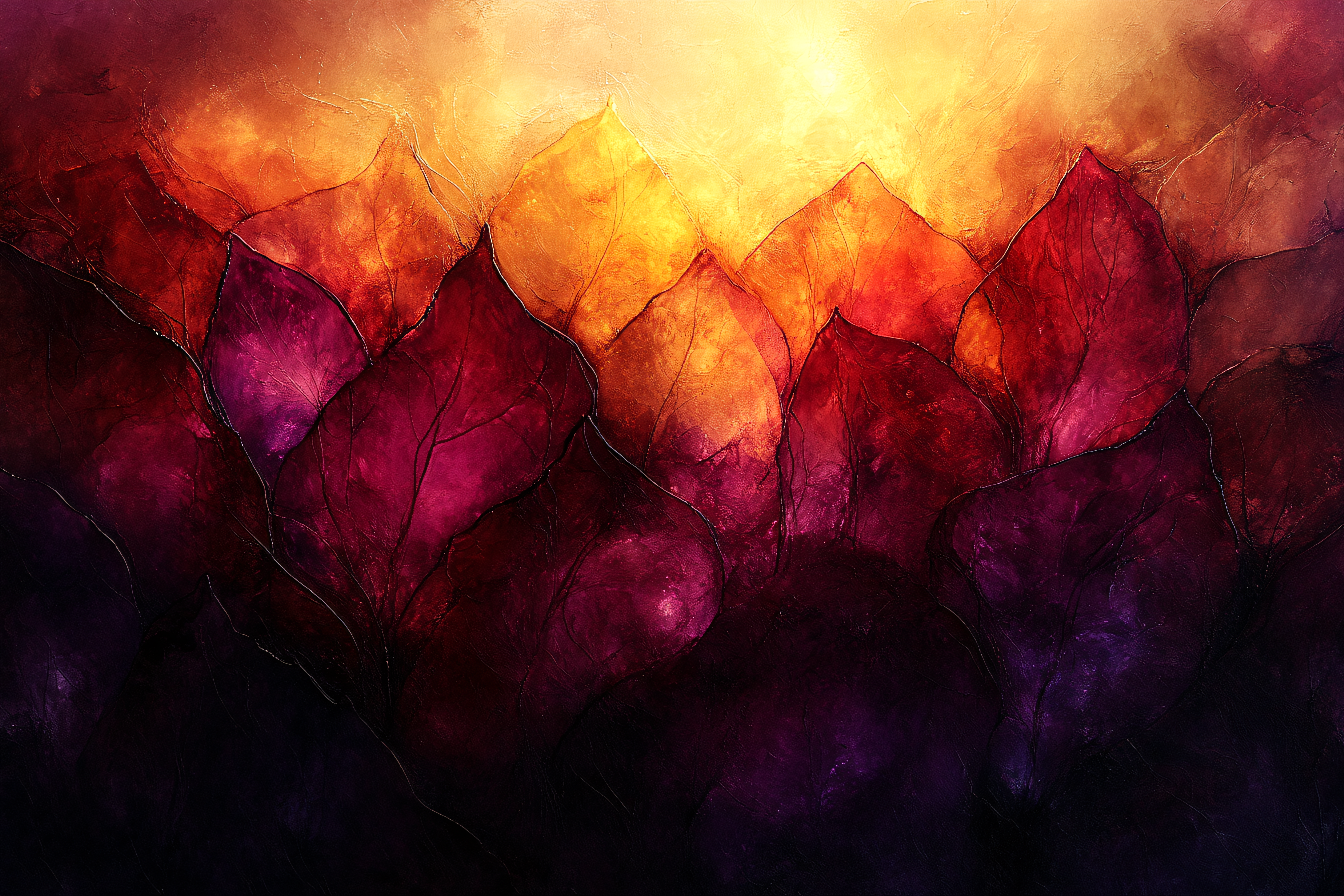 Autumn Leaves Abstract