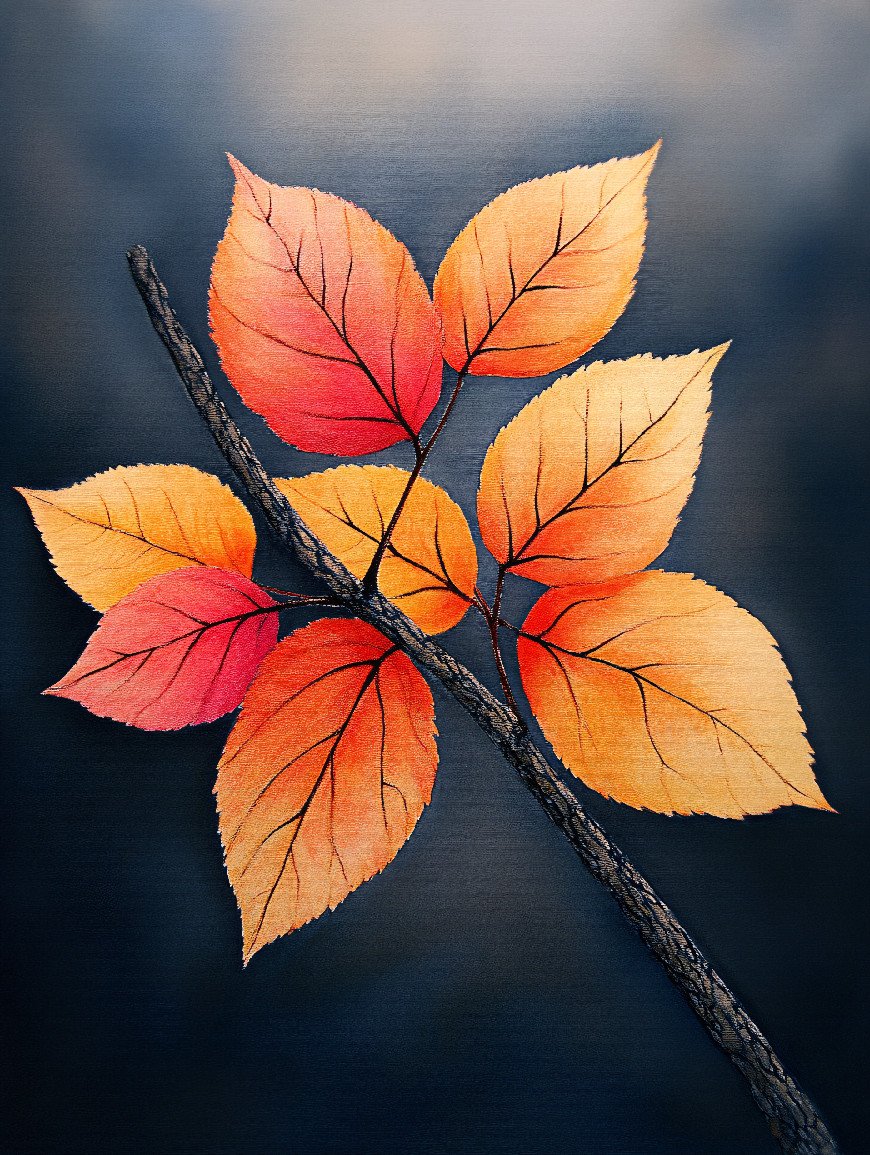 Autumn Leaves Branch