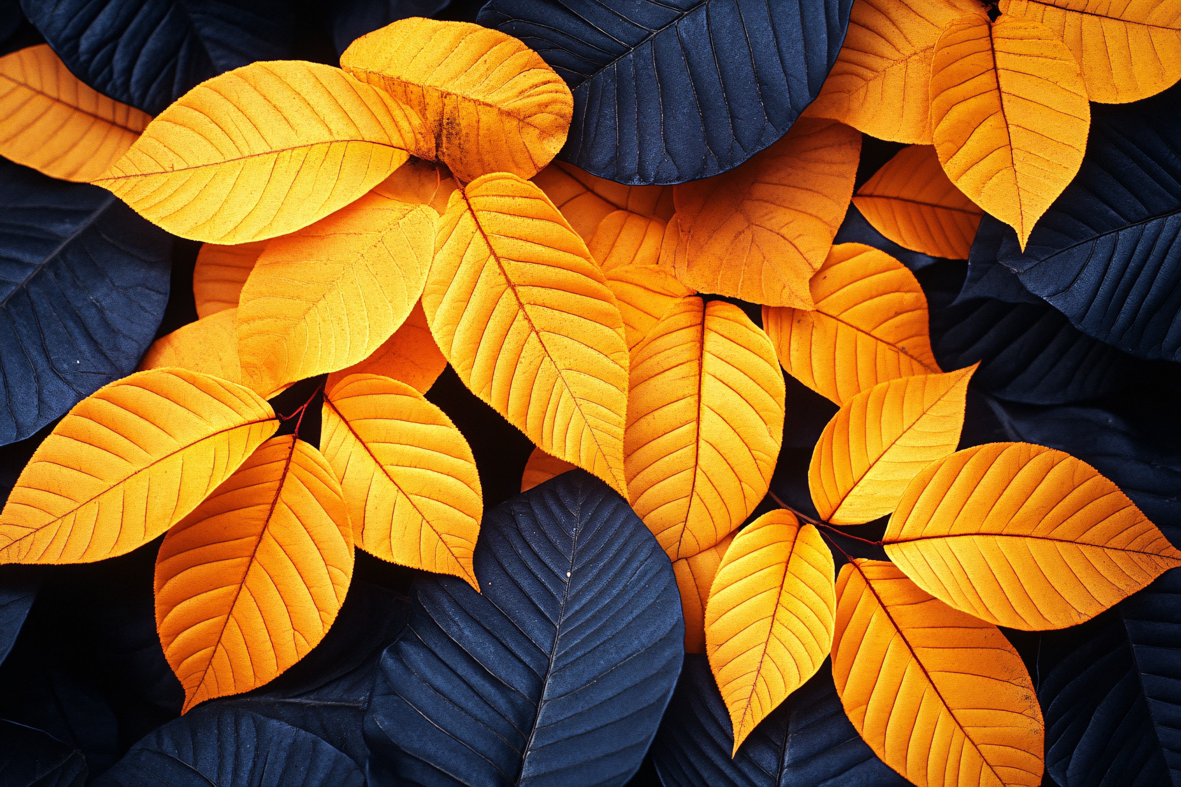 Autumn Leaves Contrast