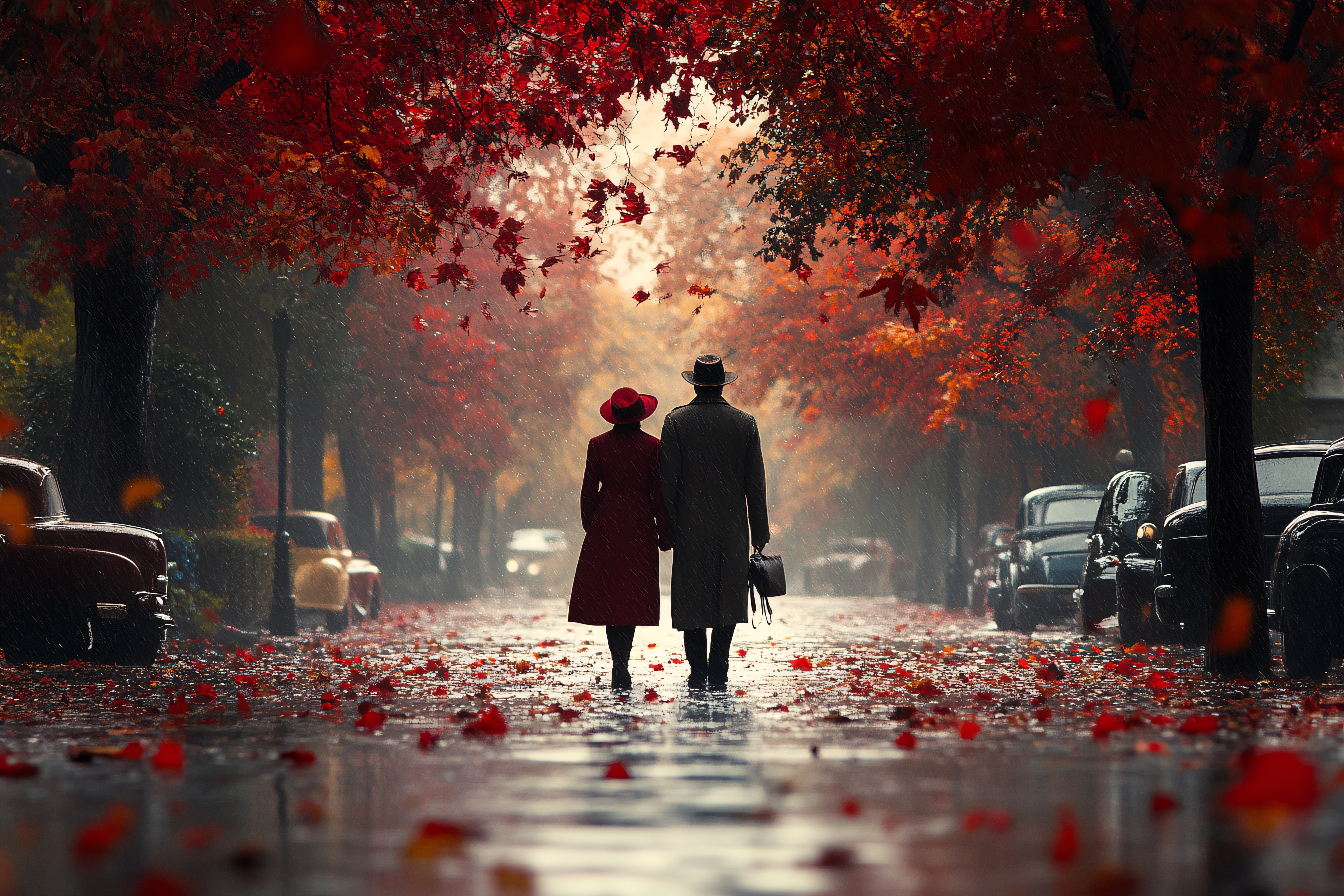 Autumn Rain Romance