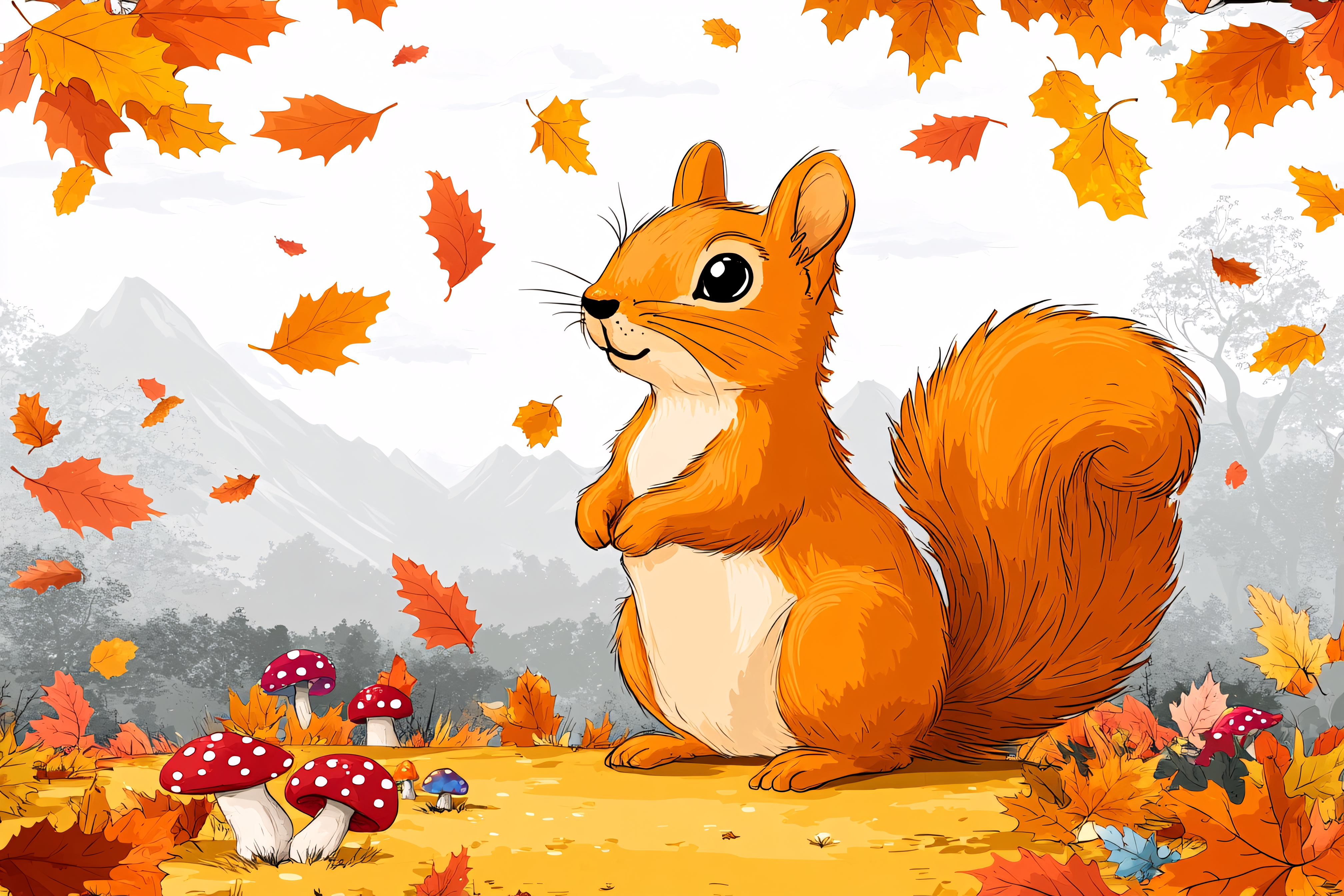 Autumn Squirrel