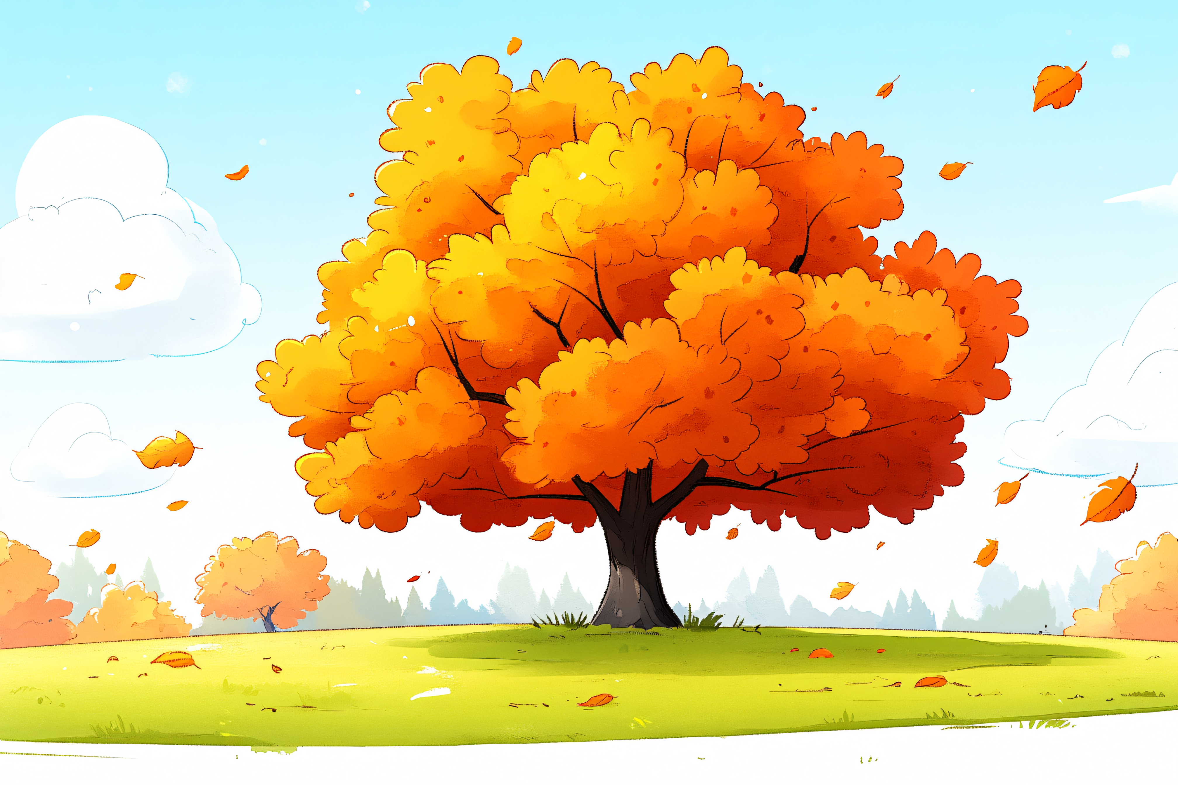 Autumn Tree Scenery