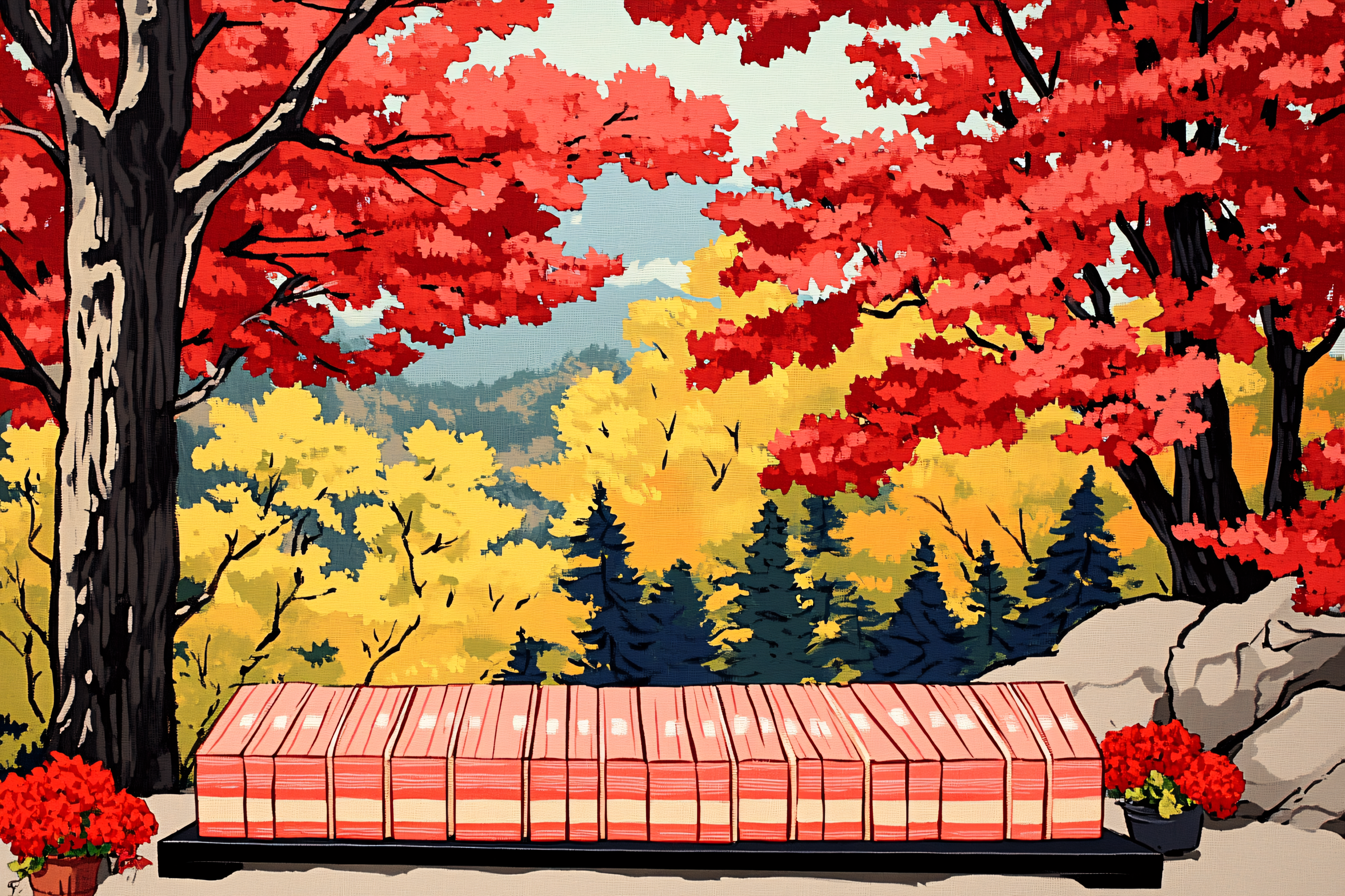 Autumnal Canopy Landscape