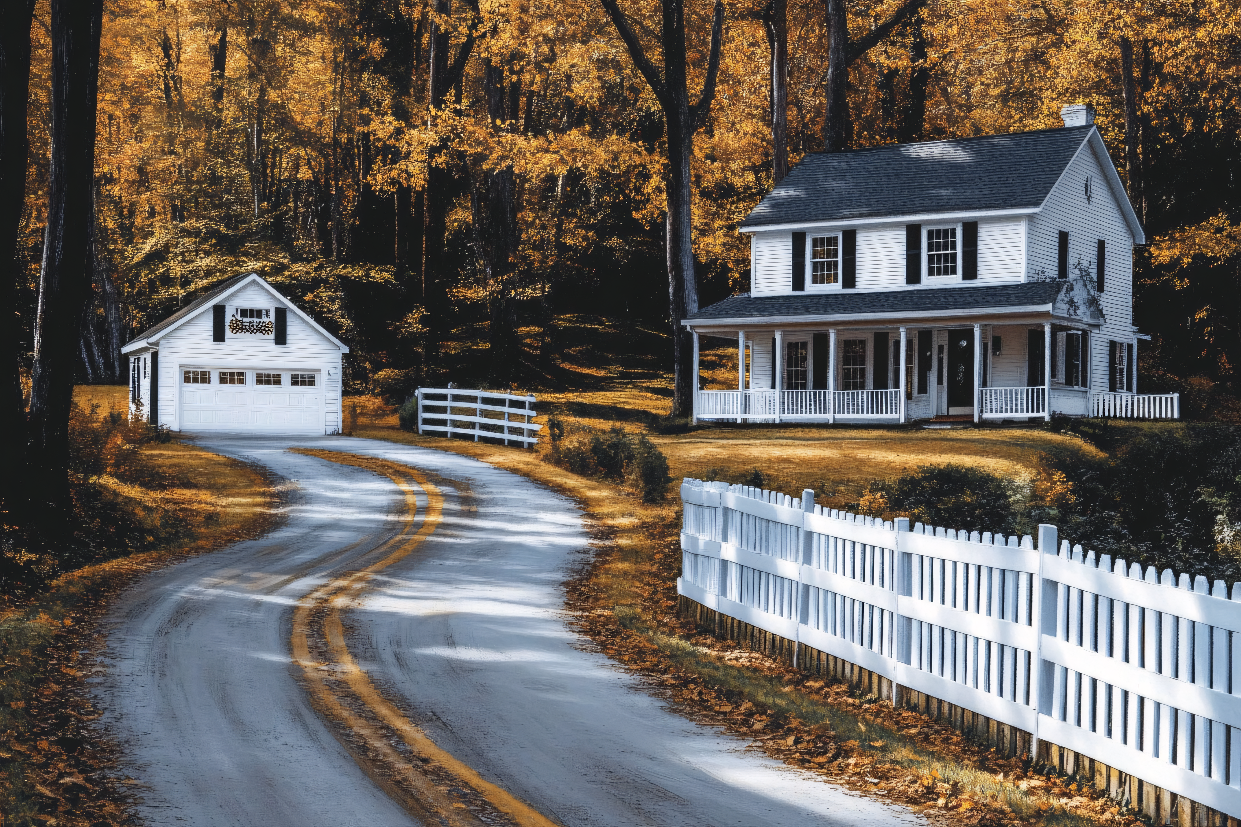 Autumnal Country Home