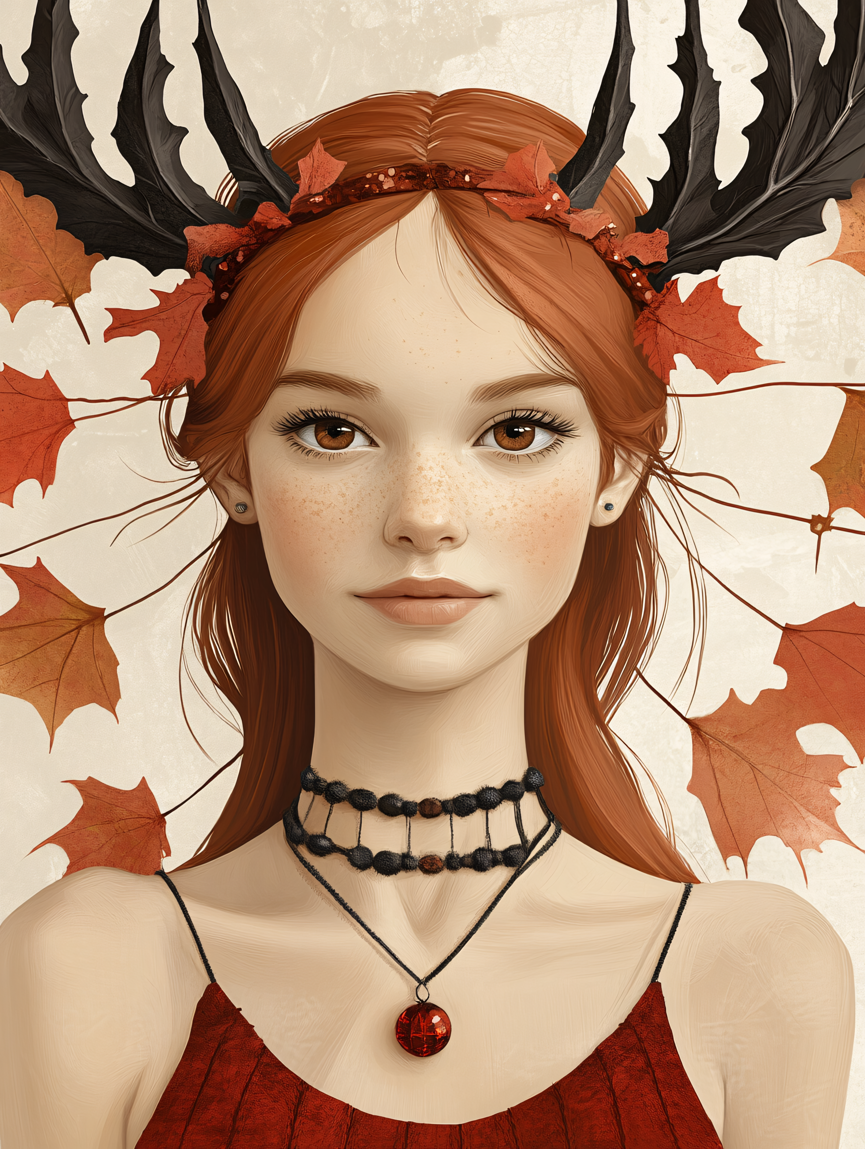 Autumnal Queen Portrait