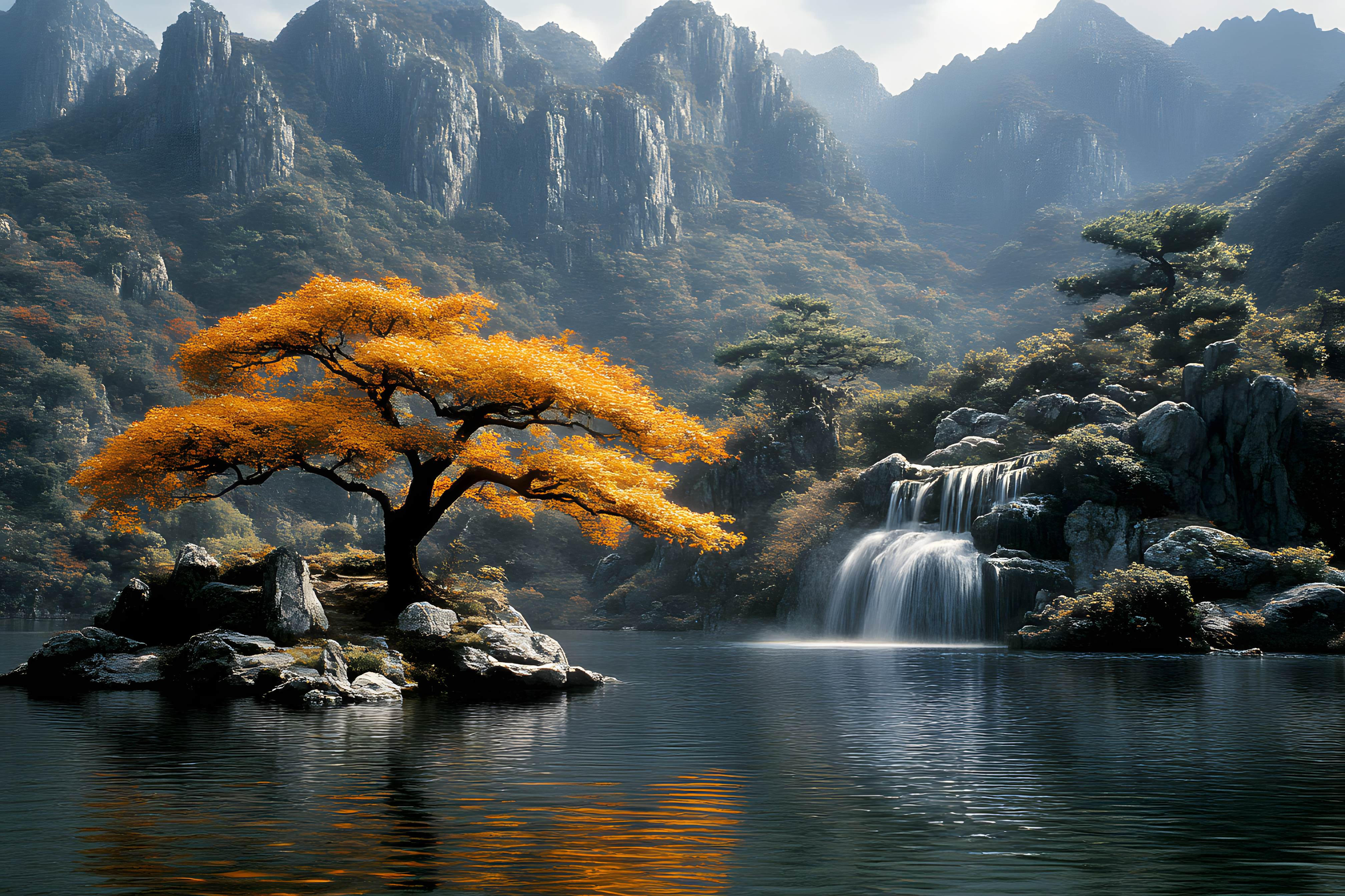 Autumnal Serenity Lake