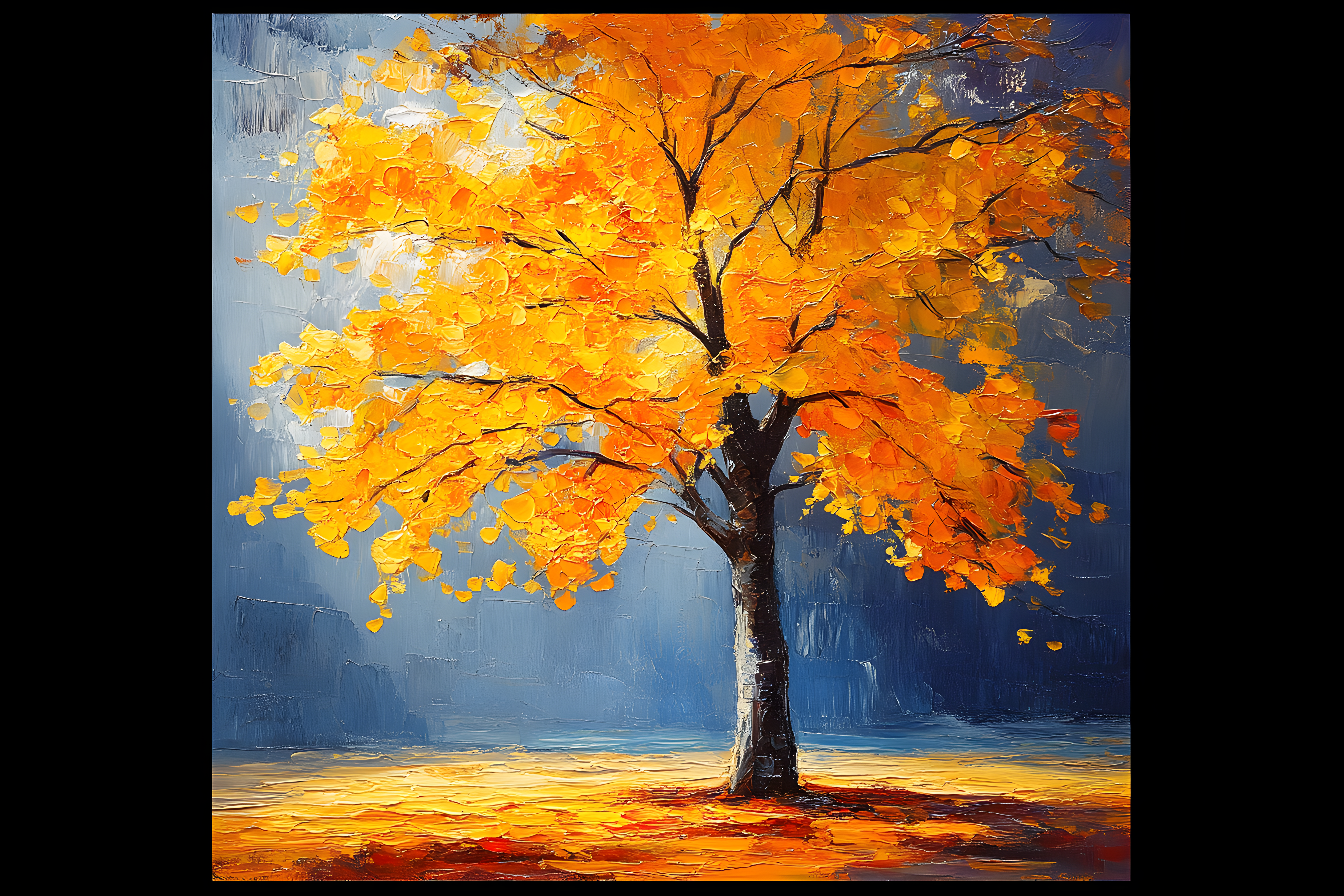 Autumnal Tree Painting