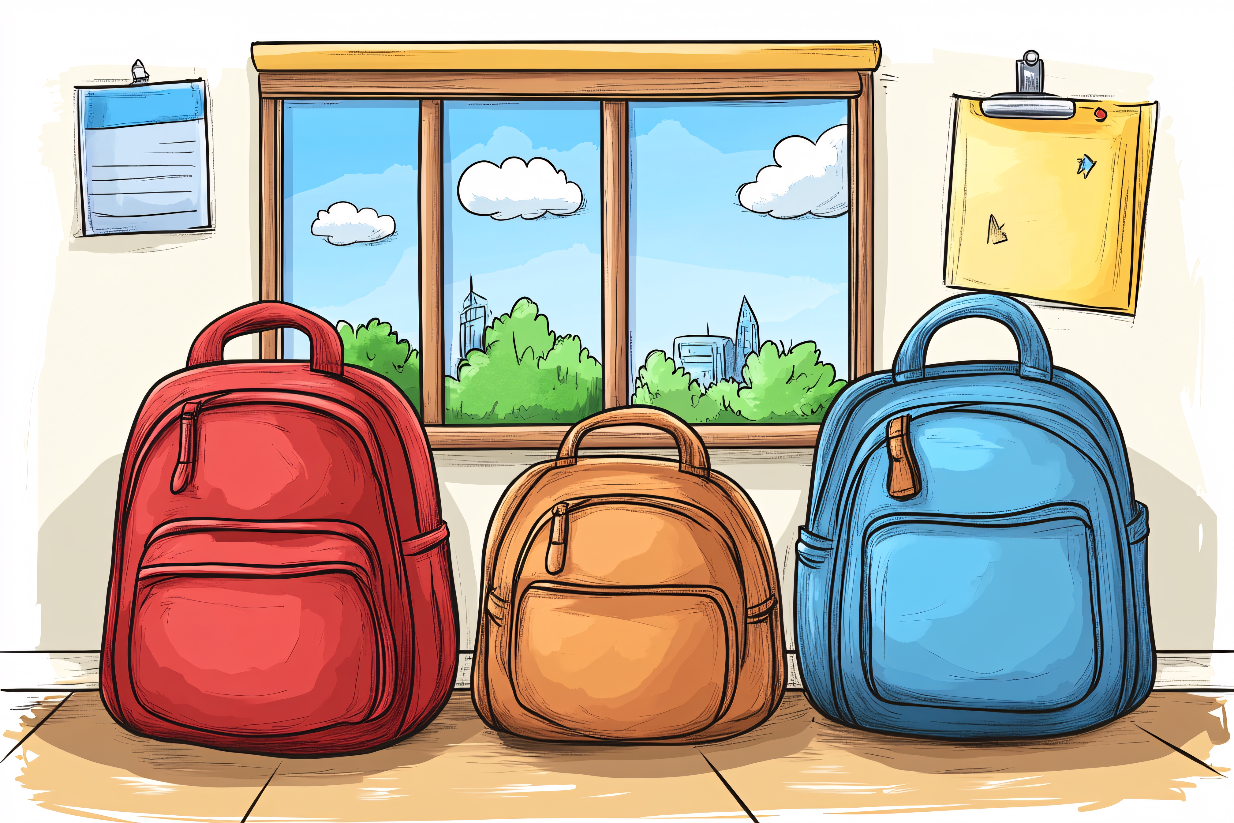 Backpacks In Classroom