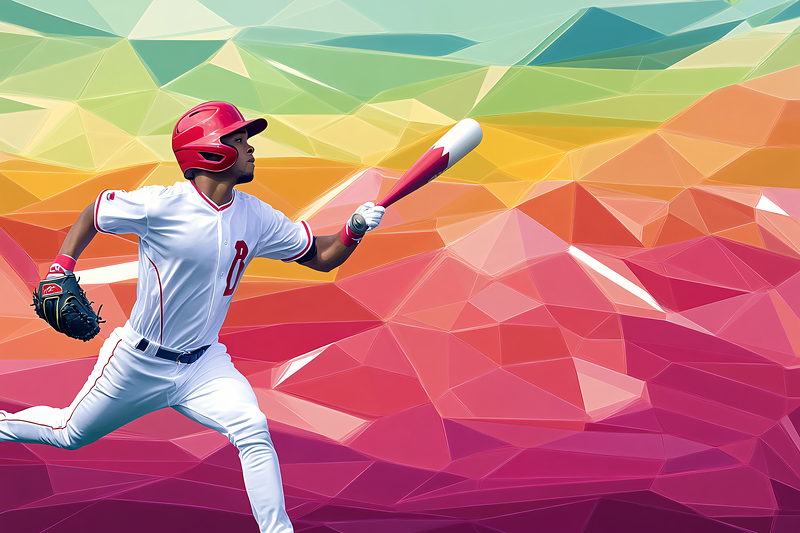 Baseball Player Running