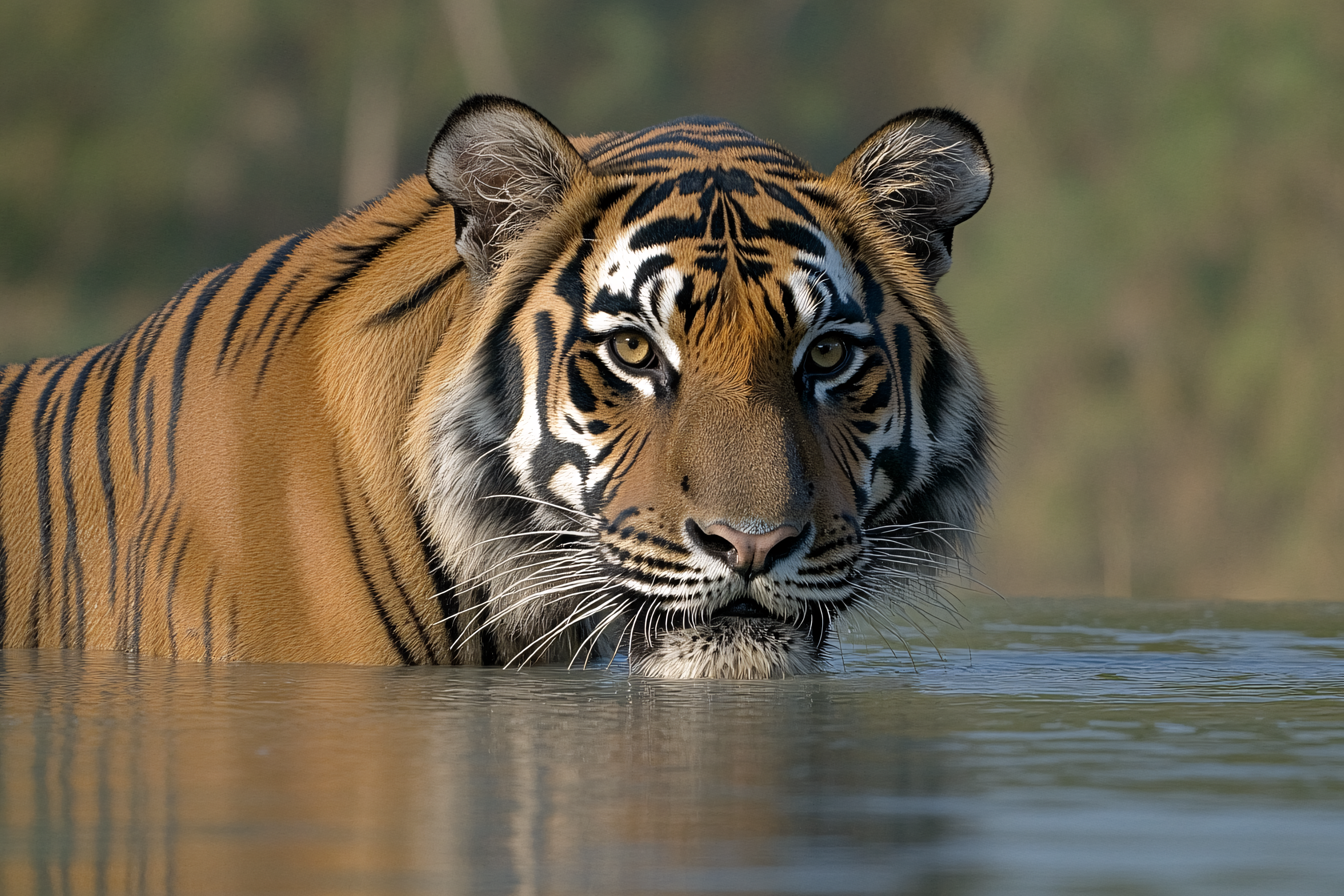 Bengal Tiger in Water
