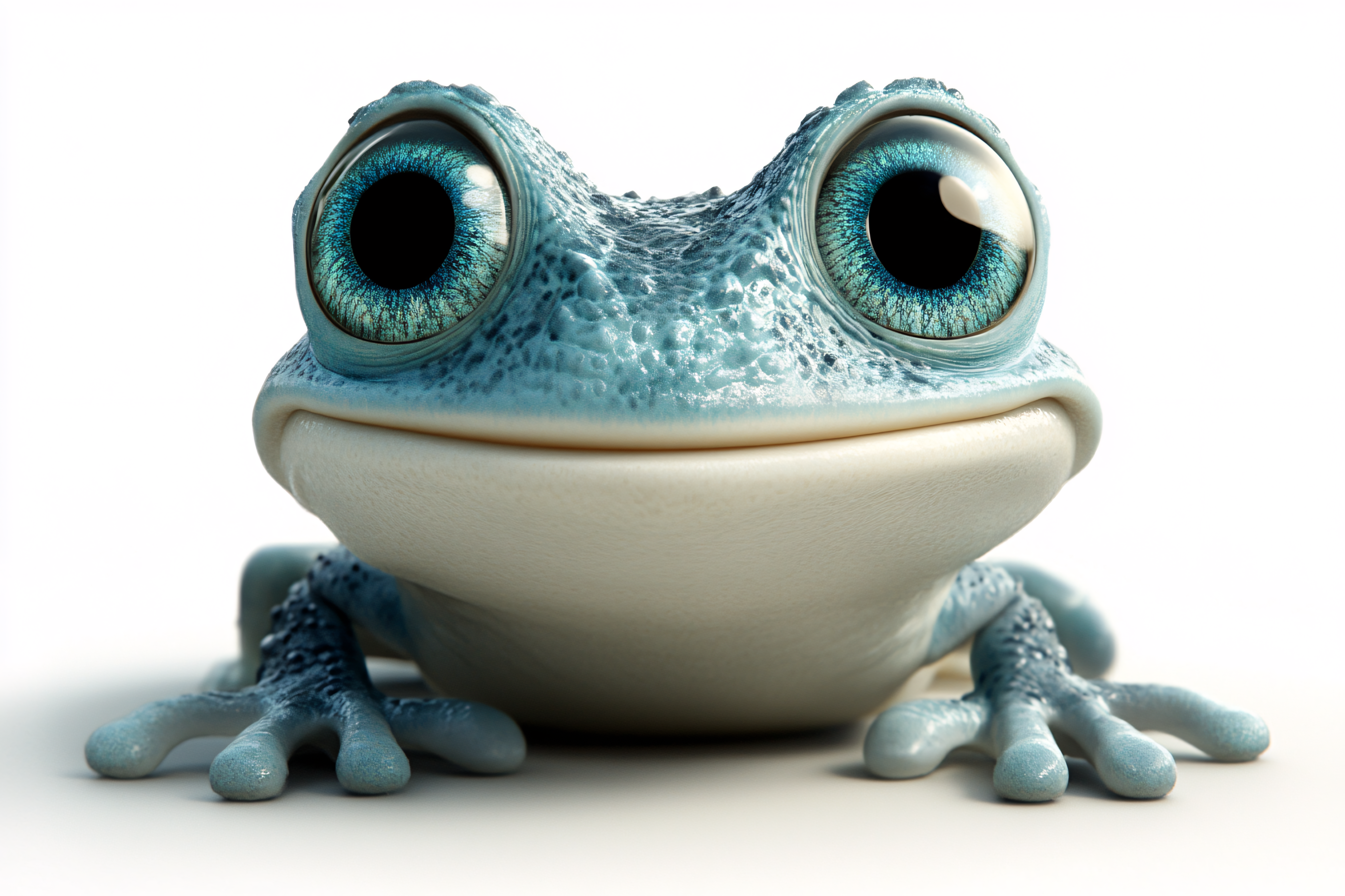 Big Eyed Blue Frog
