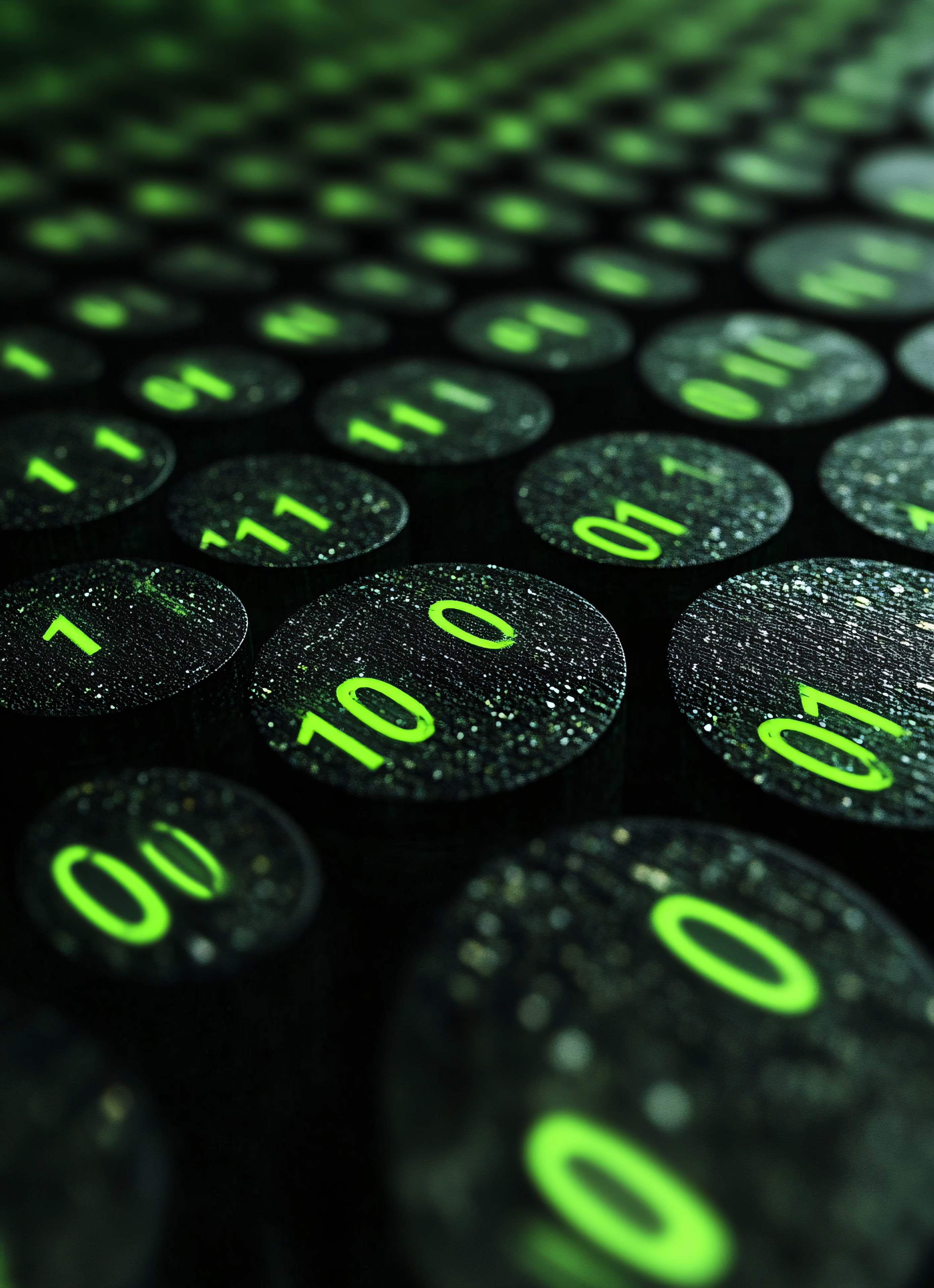 Binary Code Circles