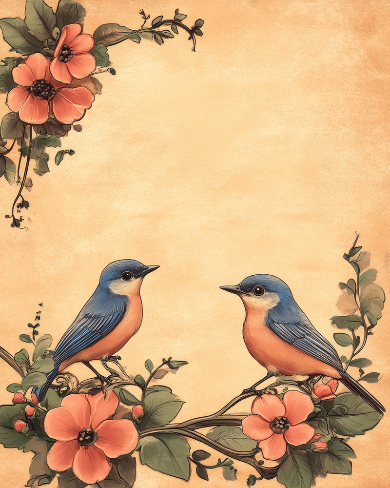 Birds and Blossoms