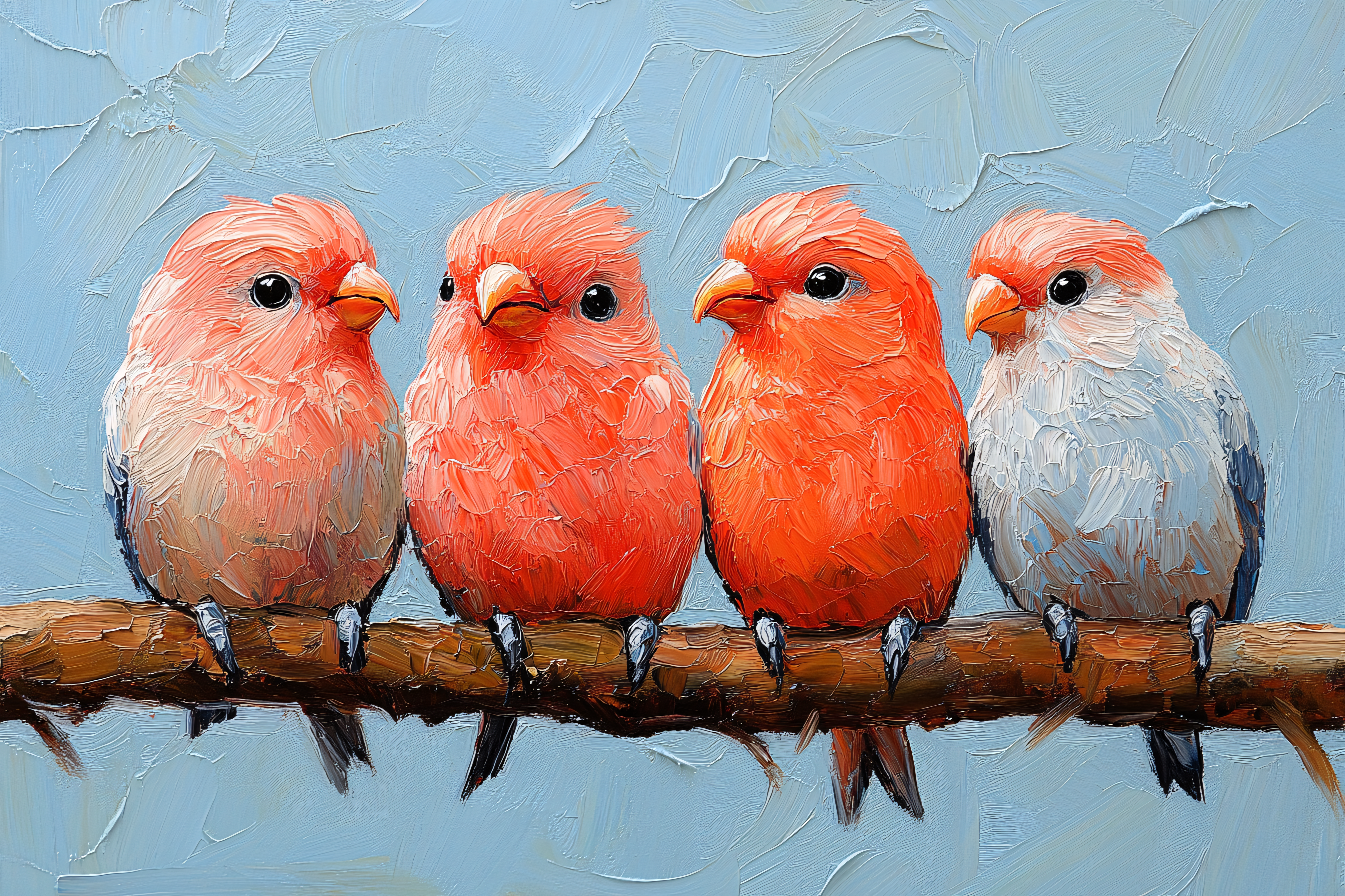 Birds on Branch