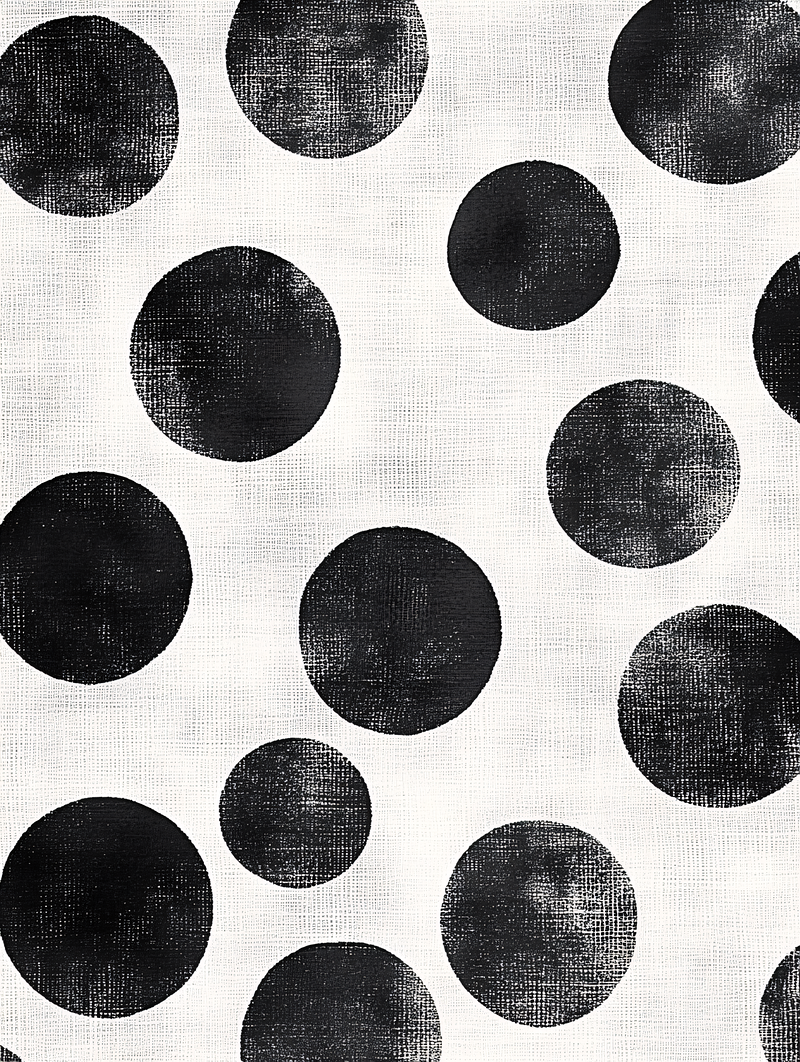 Black And White Polka Dot Pattern