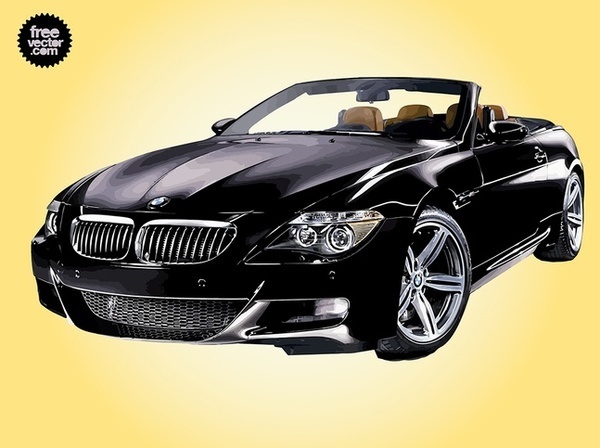 Black BMW Free Vector