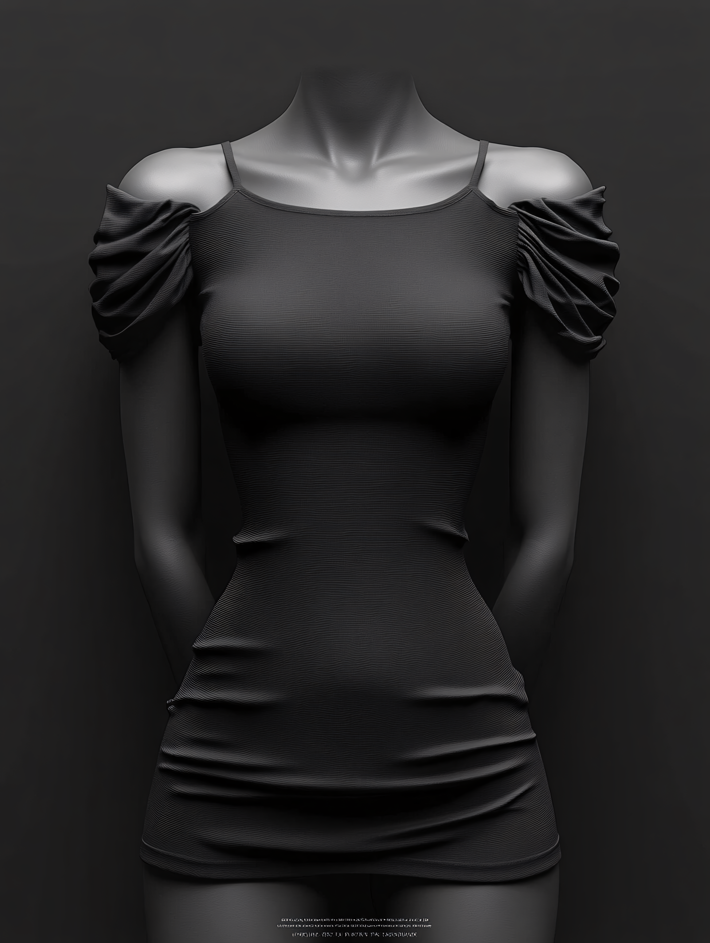 Black Bodycon Mini Dress