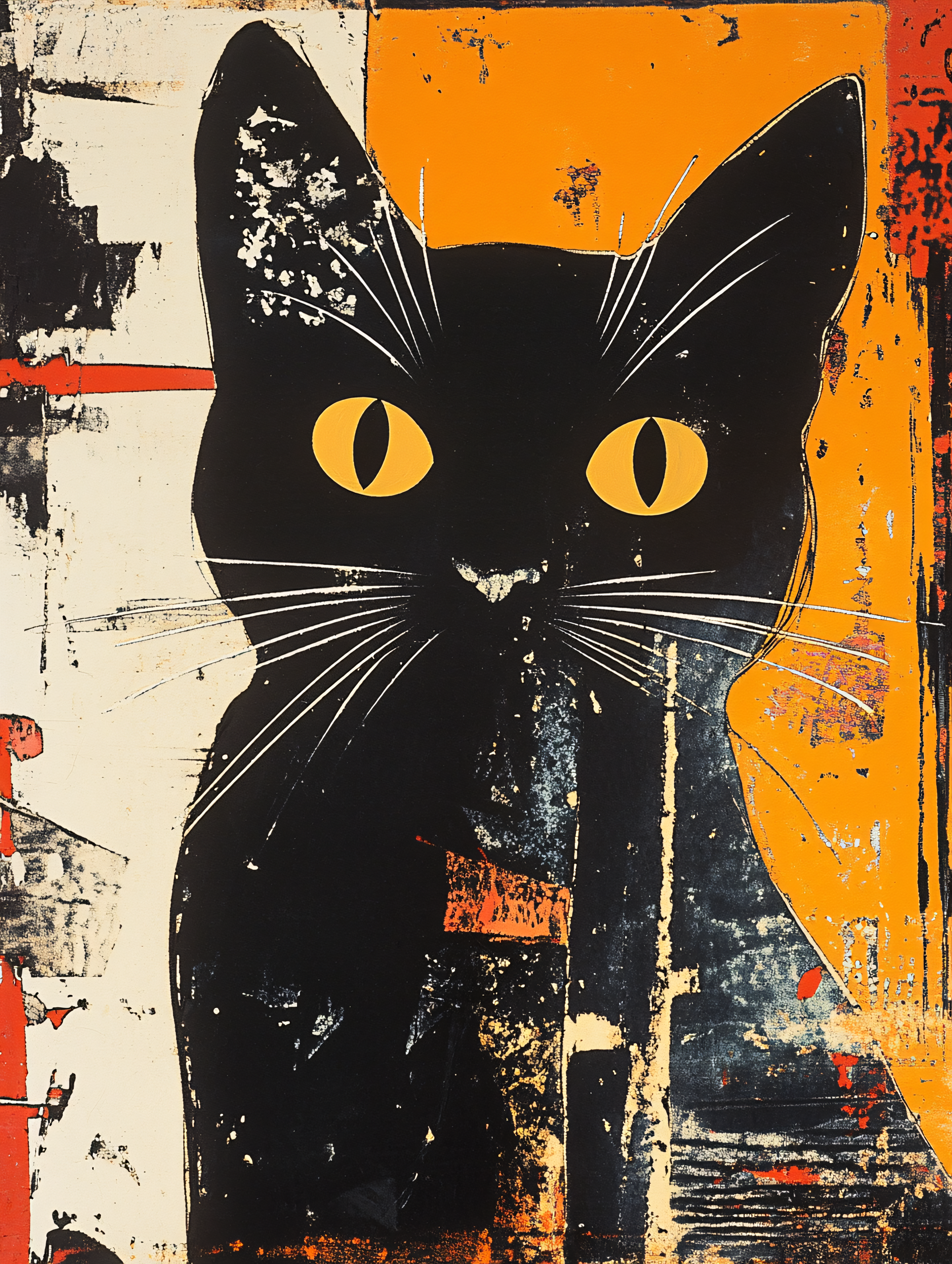 Black Cat Pop Art