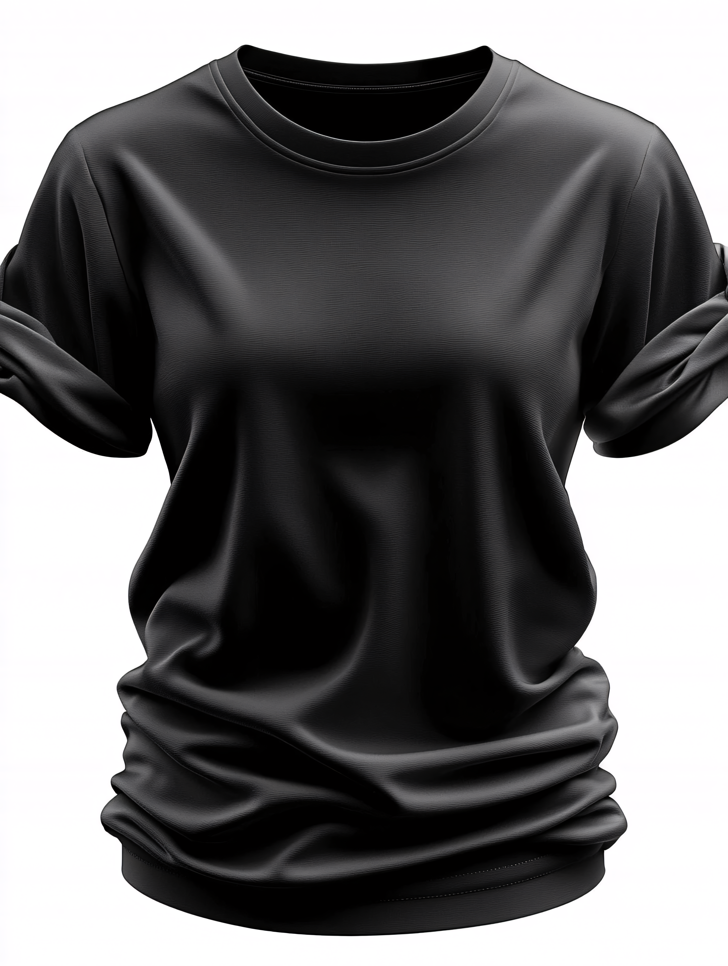 Black Crew Neck T-Shirt