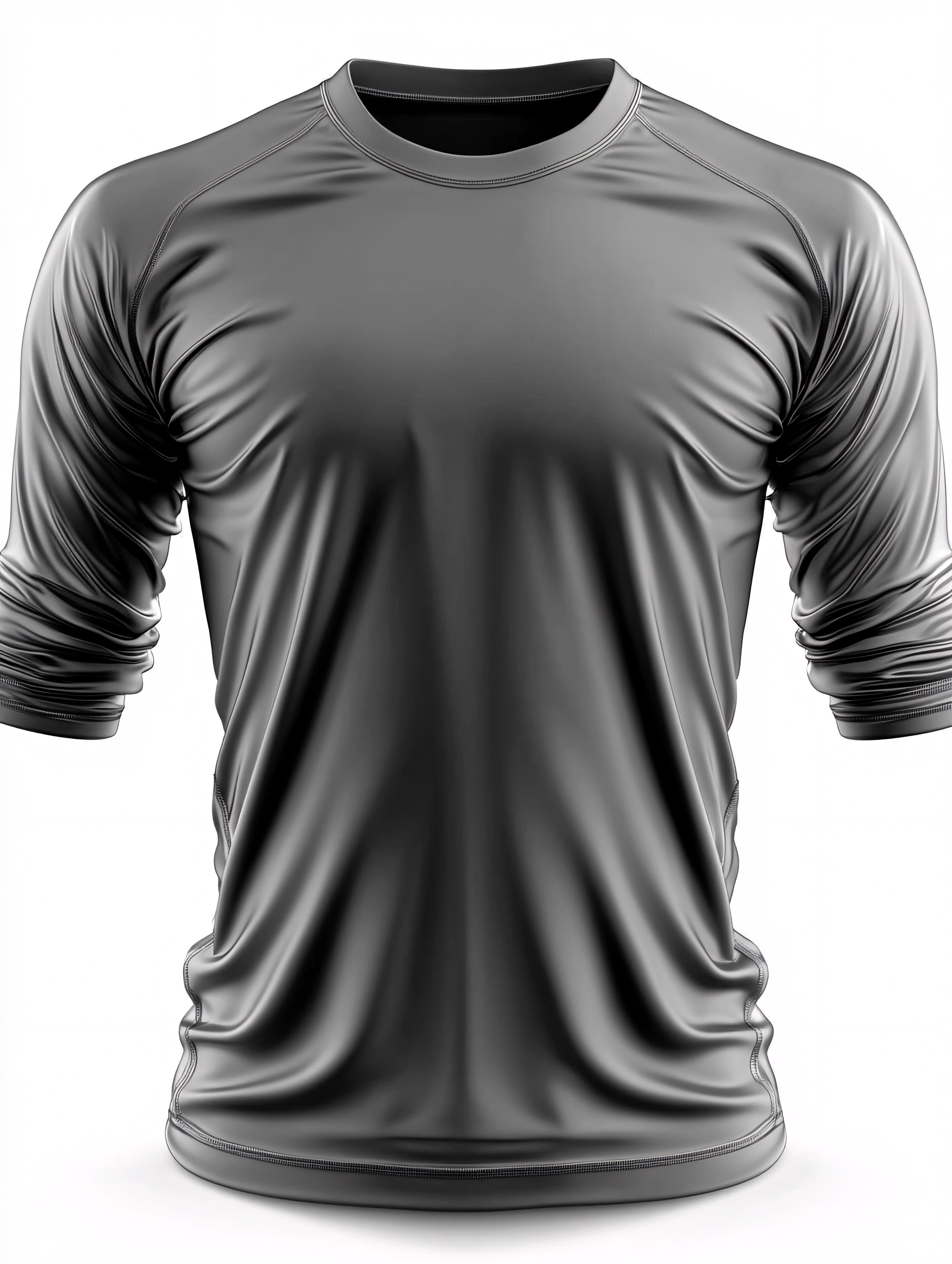 Black Long Sleeve Shirt Mockup