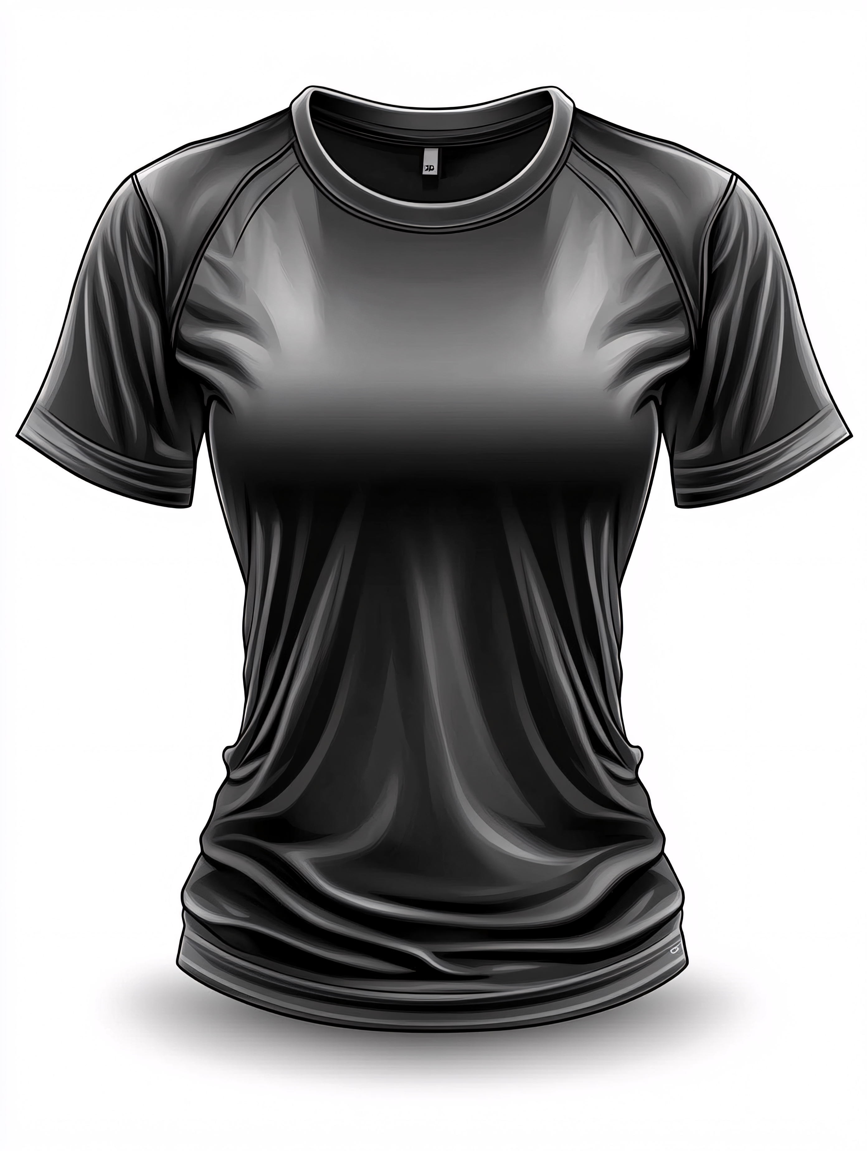Black T-Shirt Vector