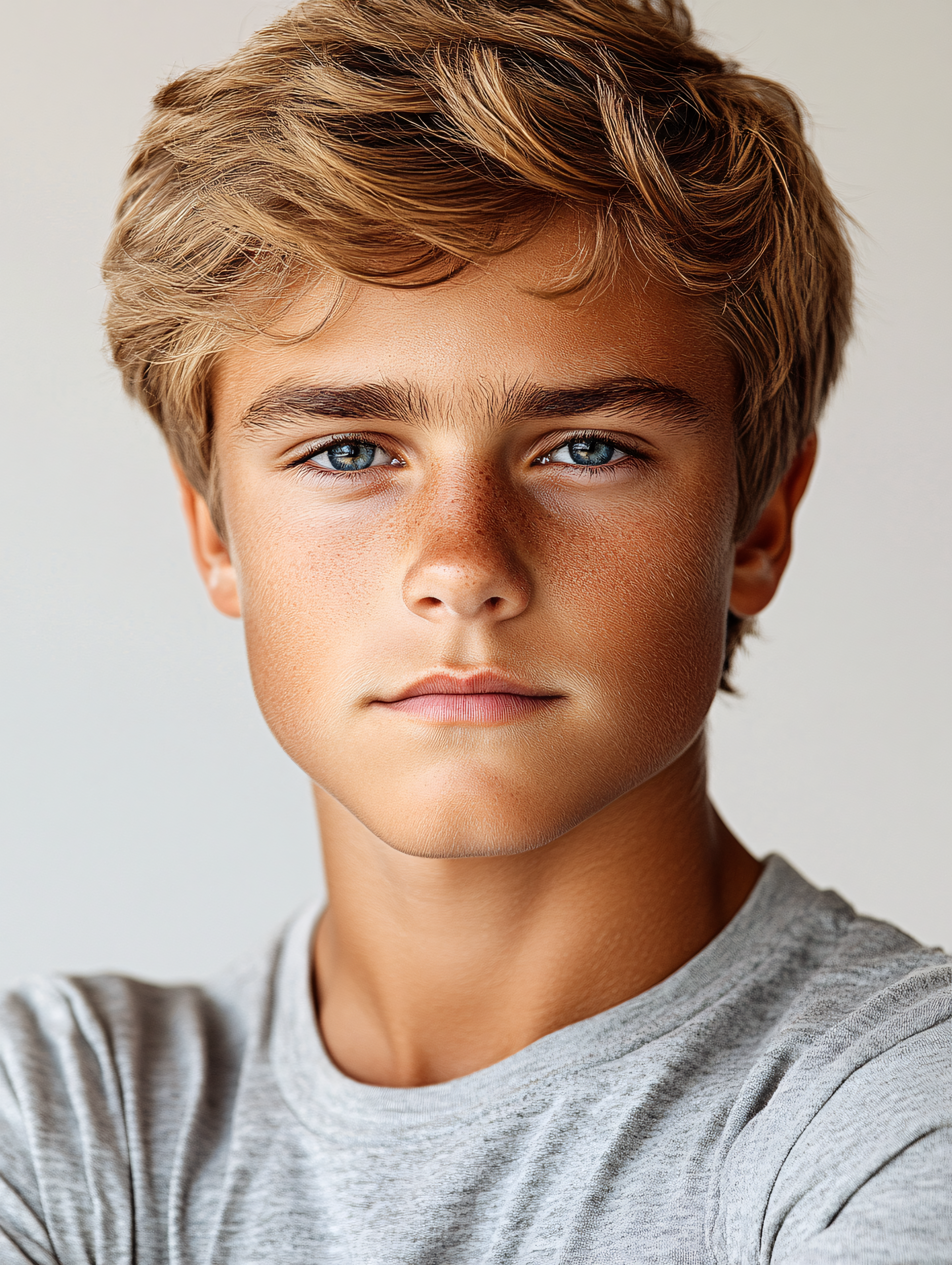 Blond Boy Portrait