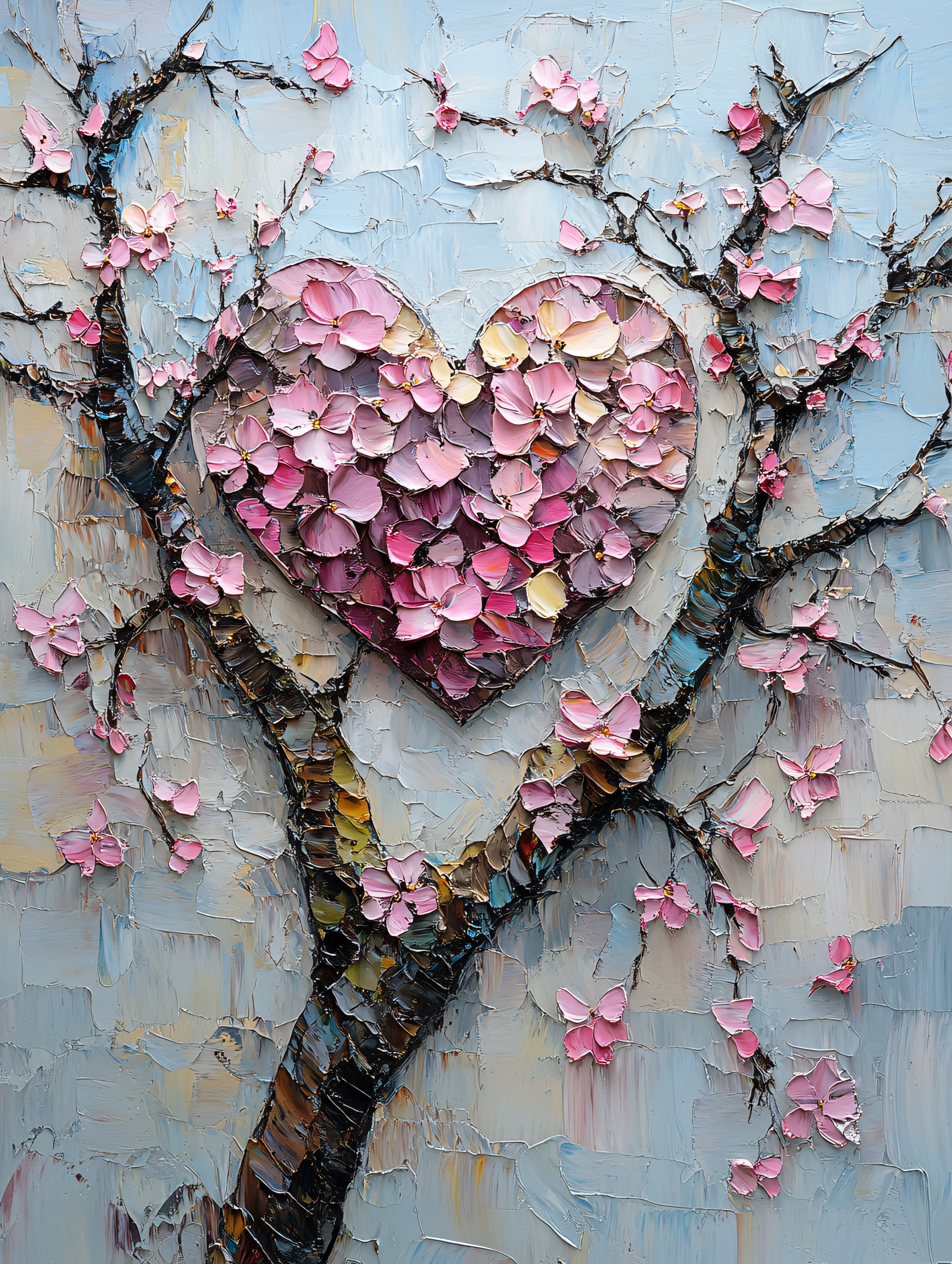 Blossoming Heart Tree
