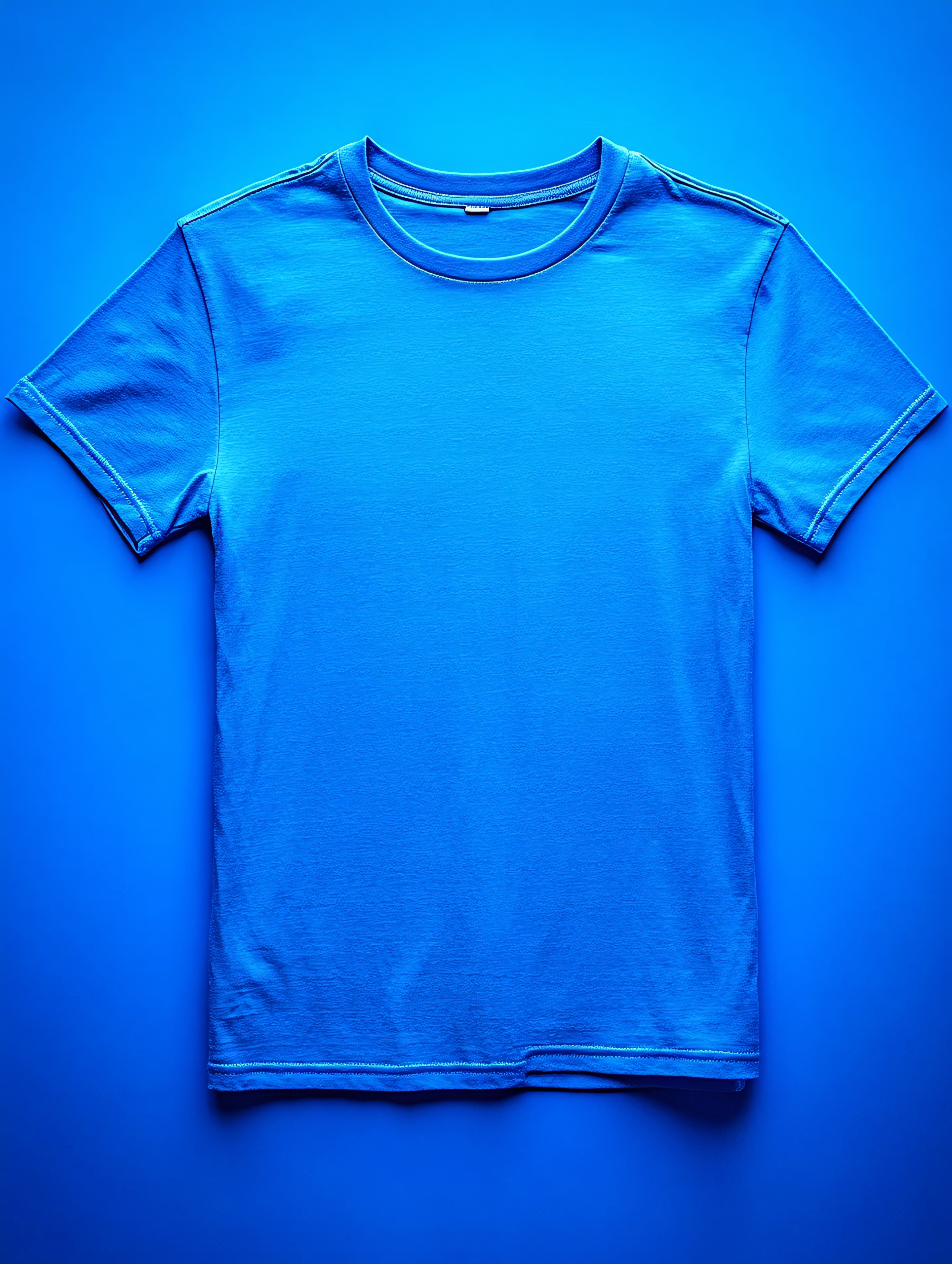 Blue Crew Neck T-Shirt