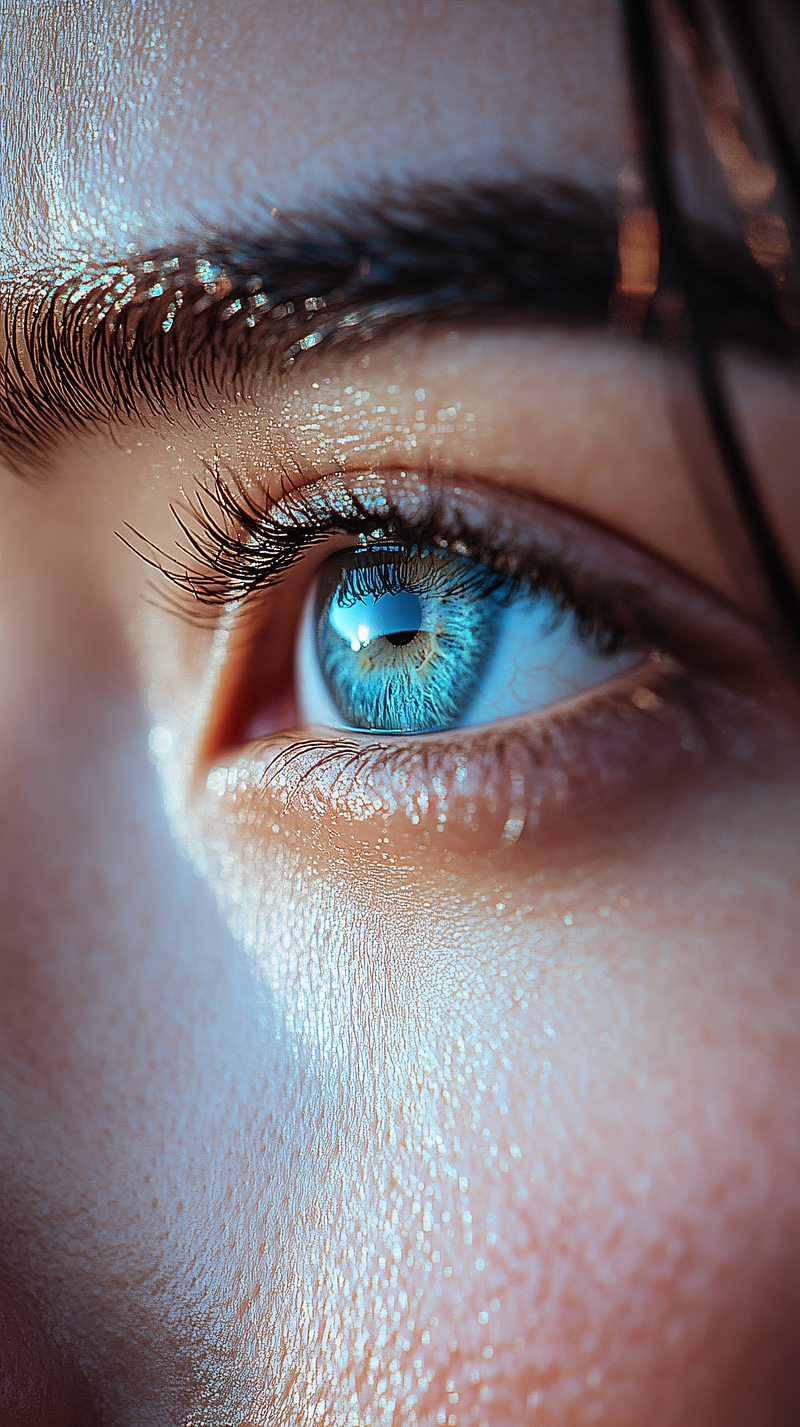 Blue Eye Close-up