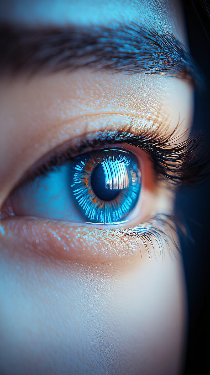 Blue Eye Detail