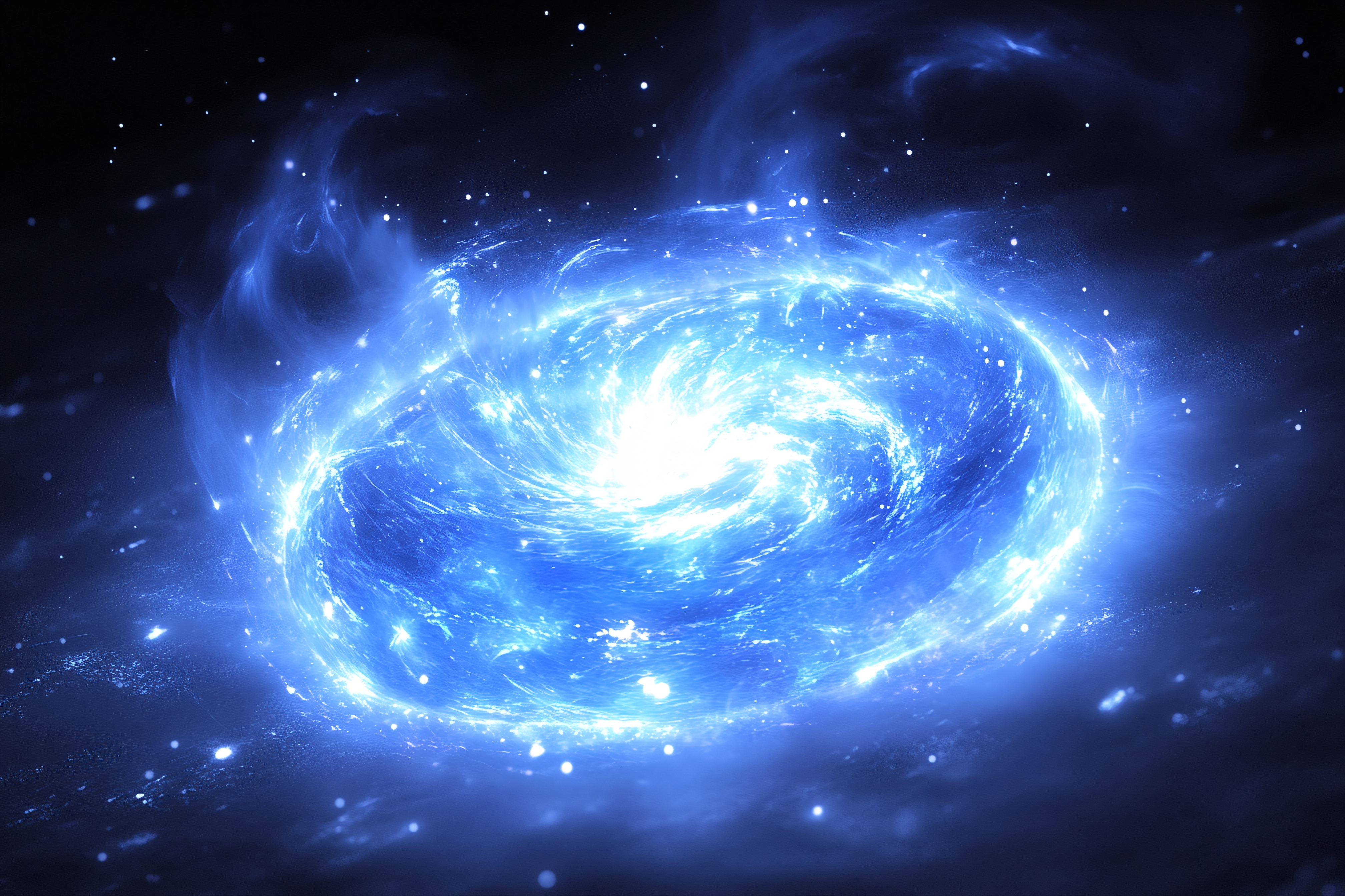 Blue Galaxy Vortex