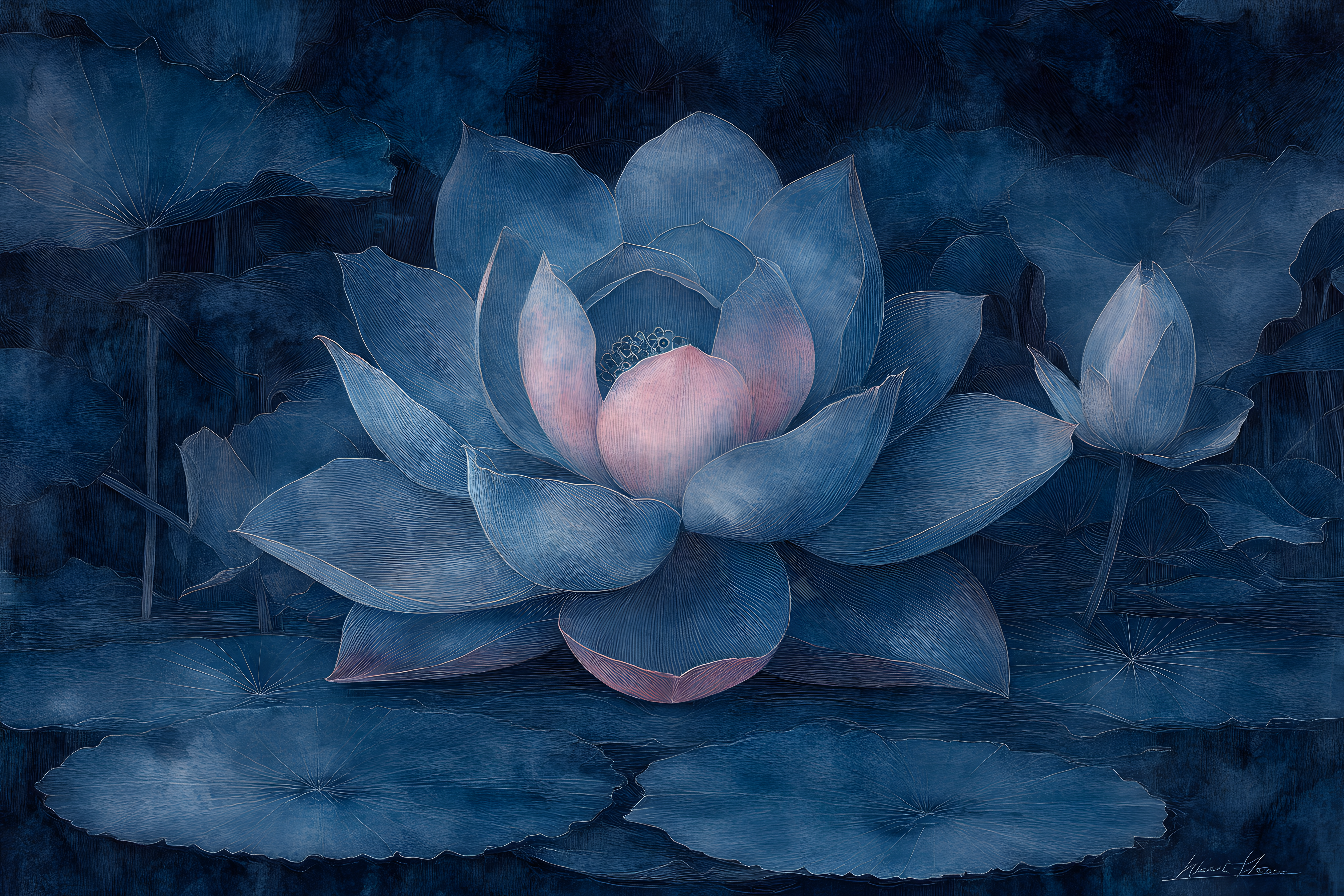Blue Lotus Flower