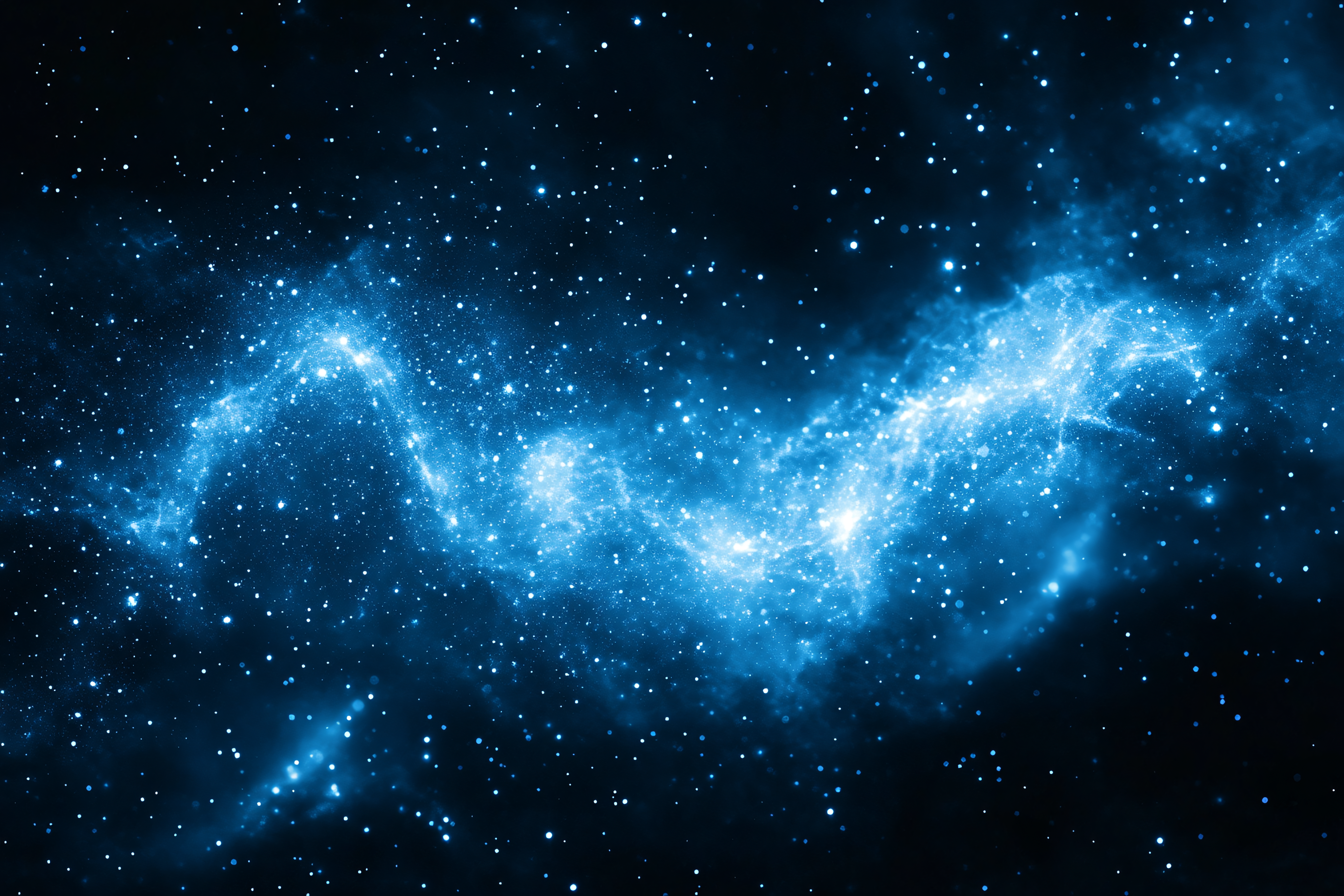Free Download Blue Nebula Galaxy Space Background, image size:4032x2688