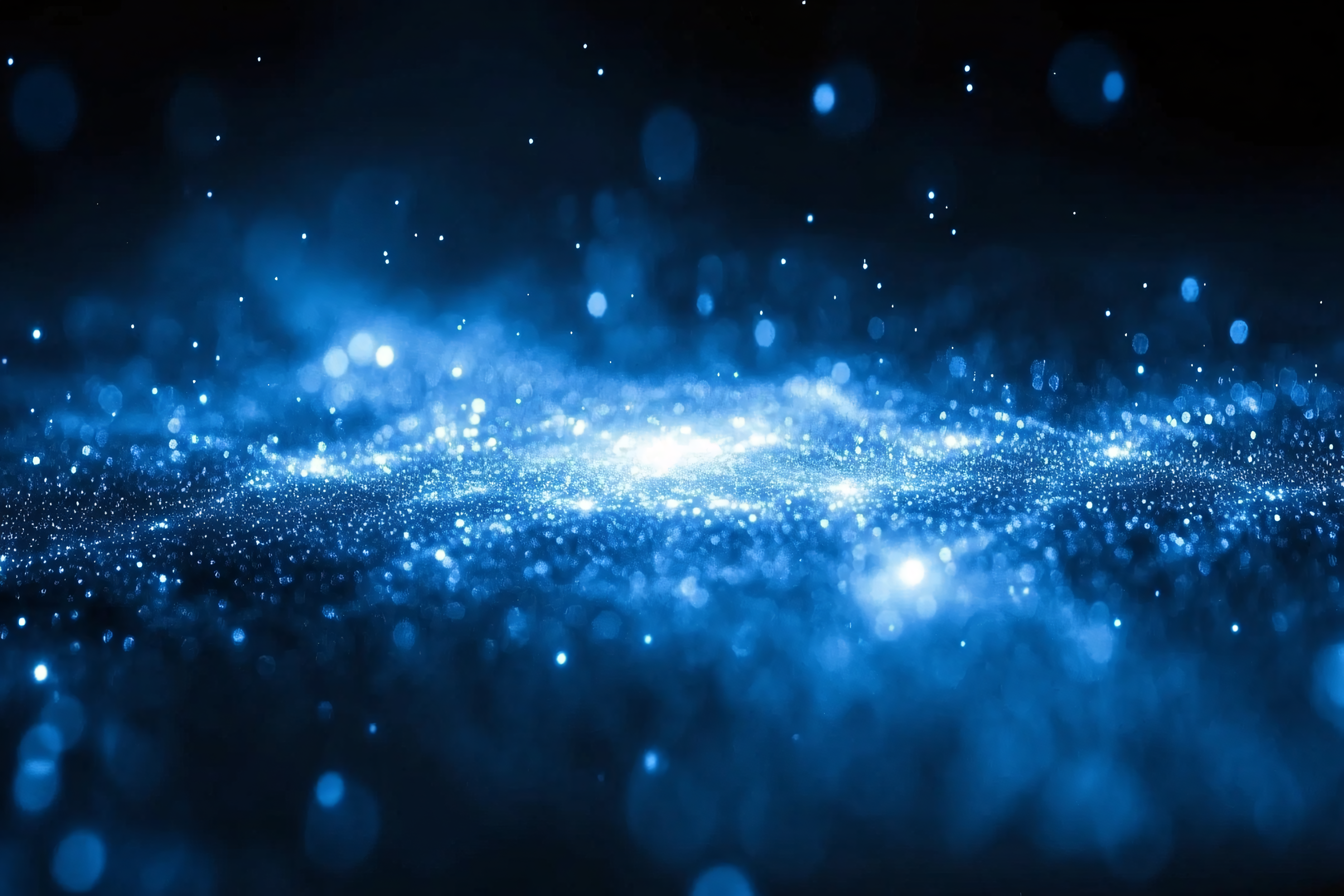 Blue Sparkle Galaxy