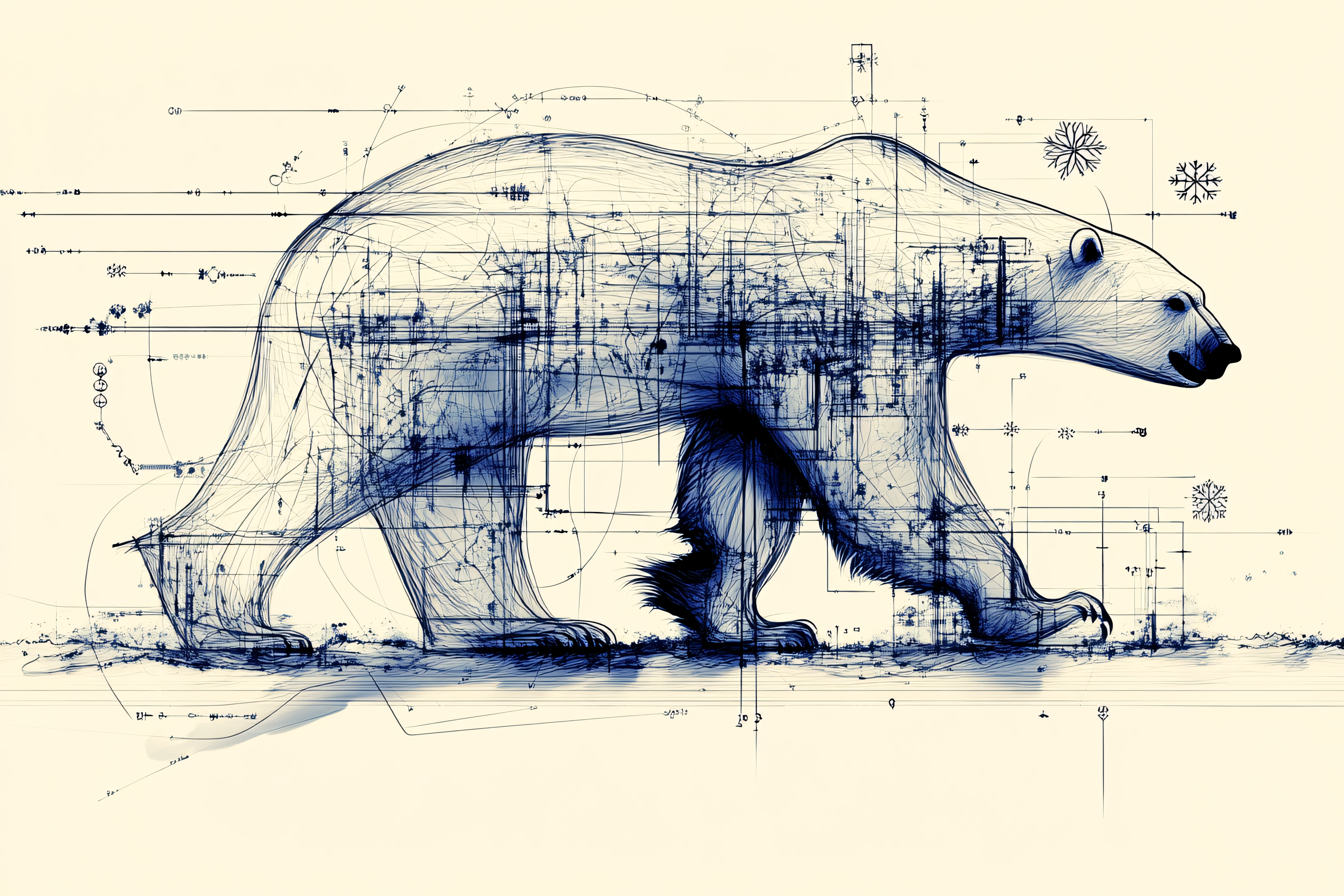 Blueprint Polar Bear