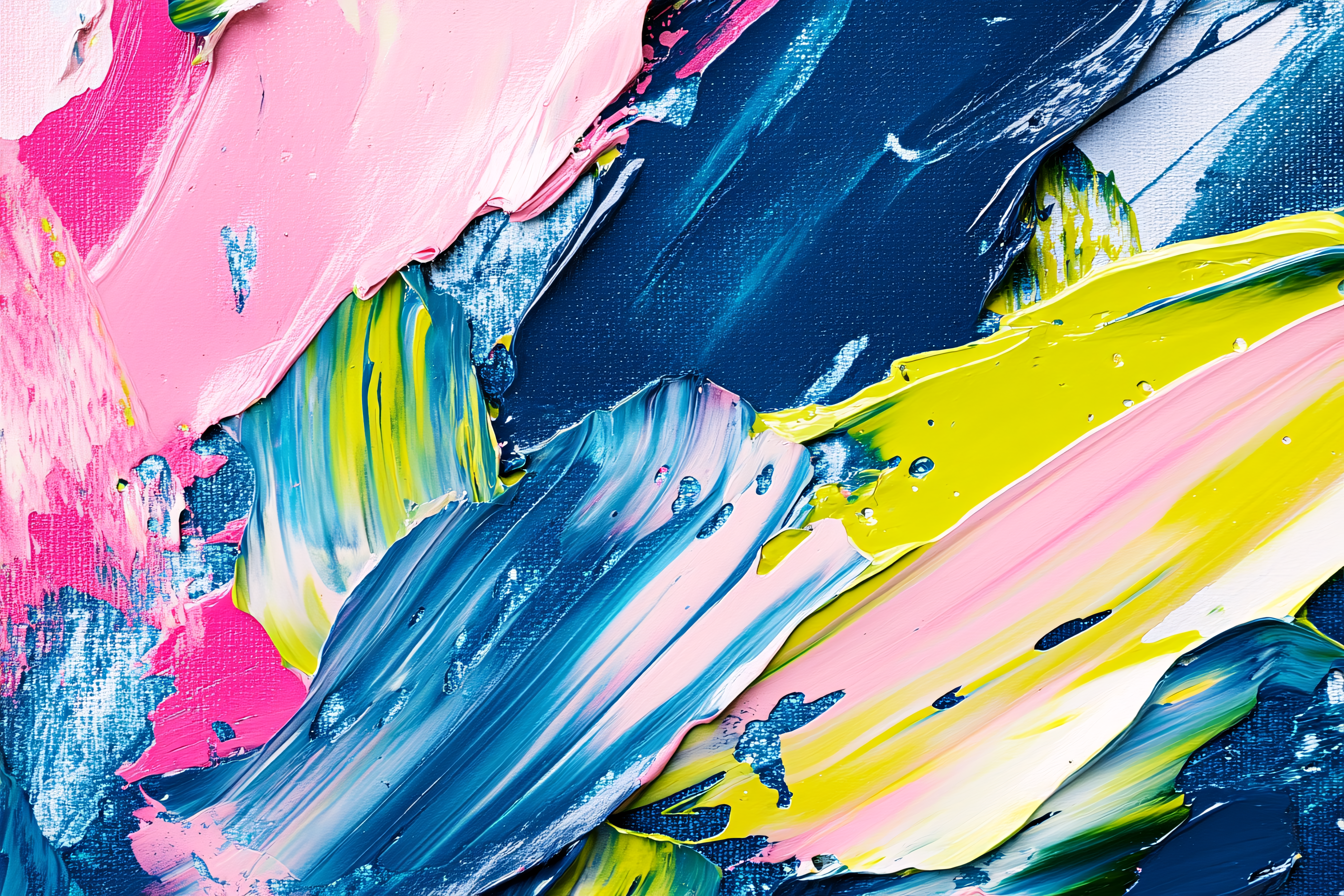 Bold Brushstrokes Abstract Art