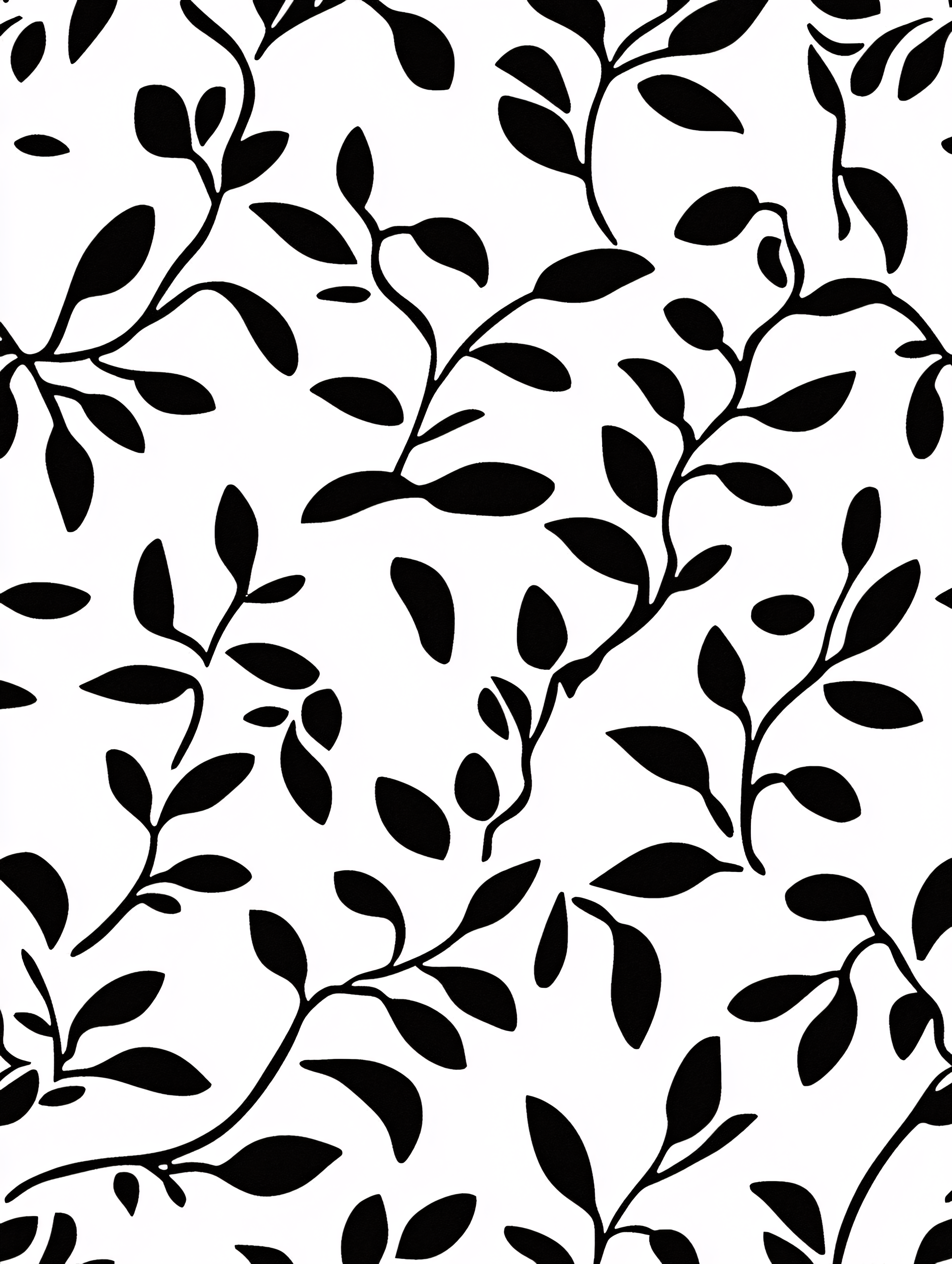 Botanical Branch Pattern