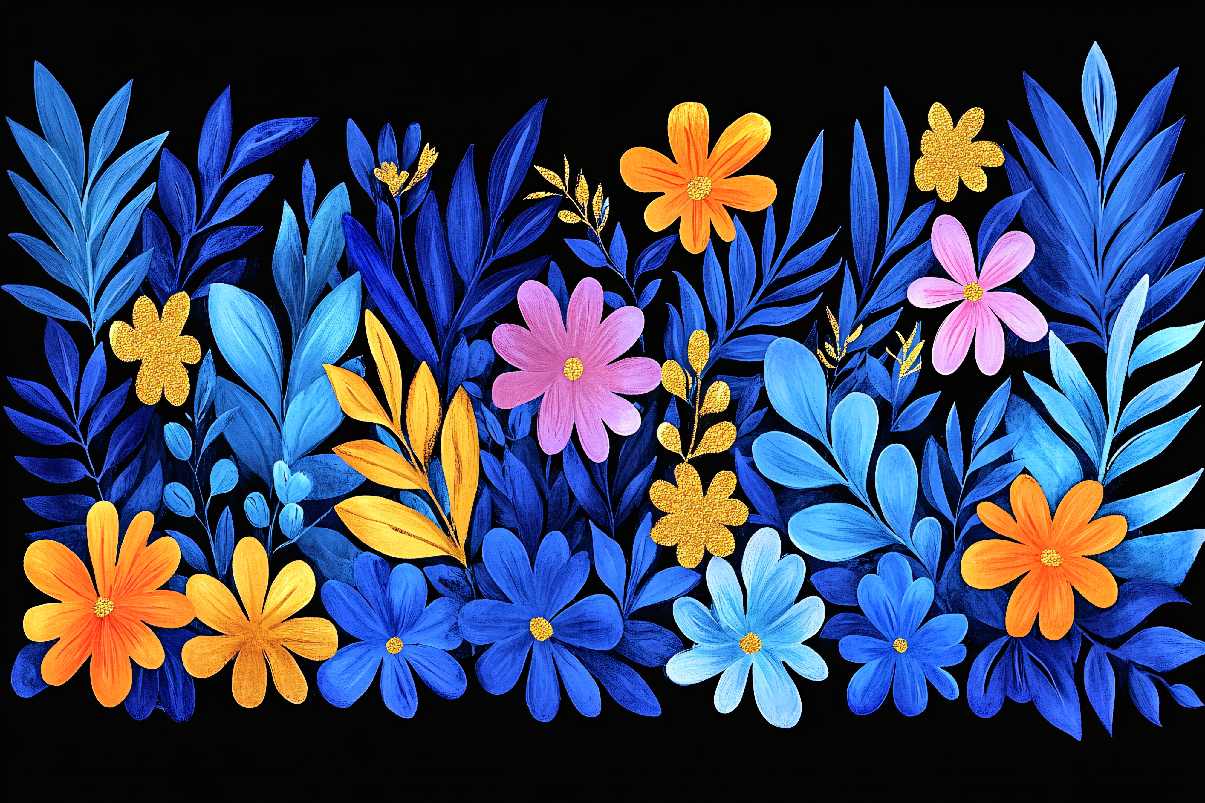 Botanical Floral Arrangement