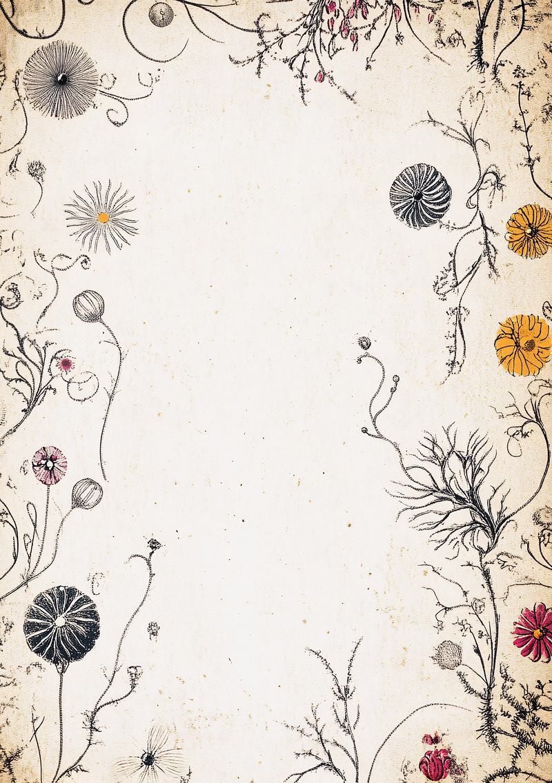 Botanical Illustration Border