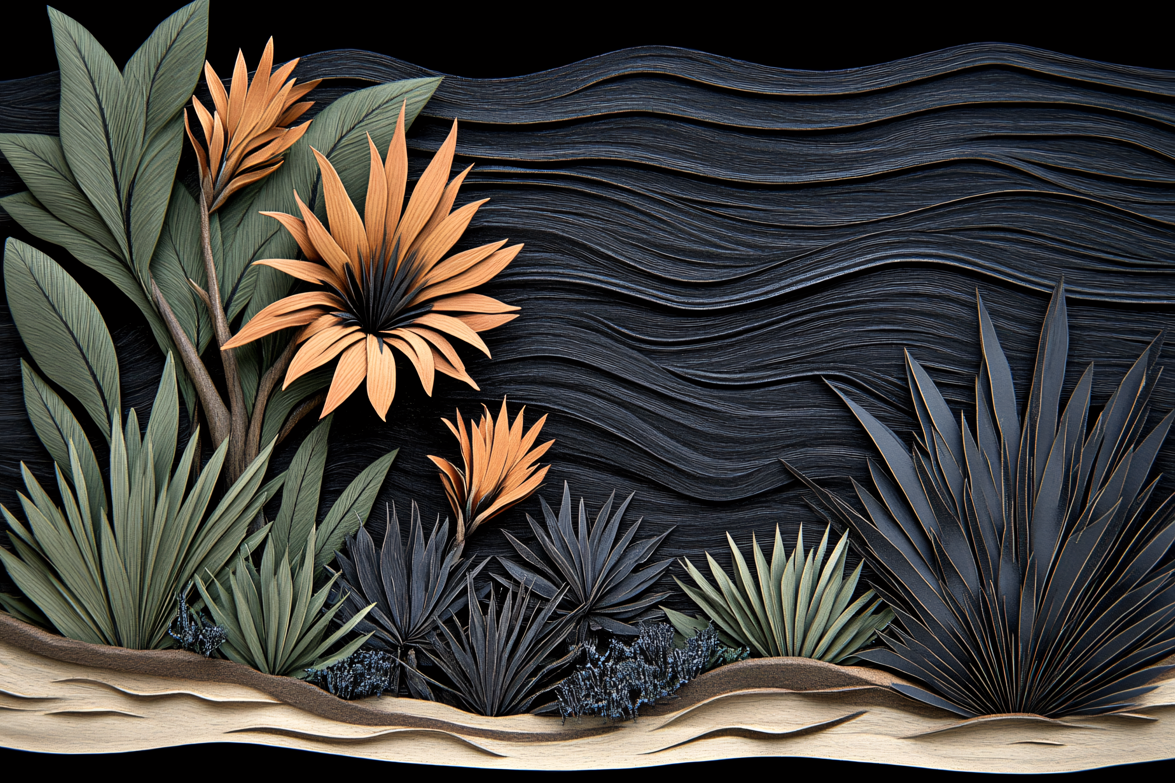 Botanical Papercraft Garden