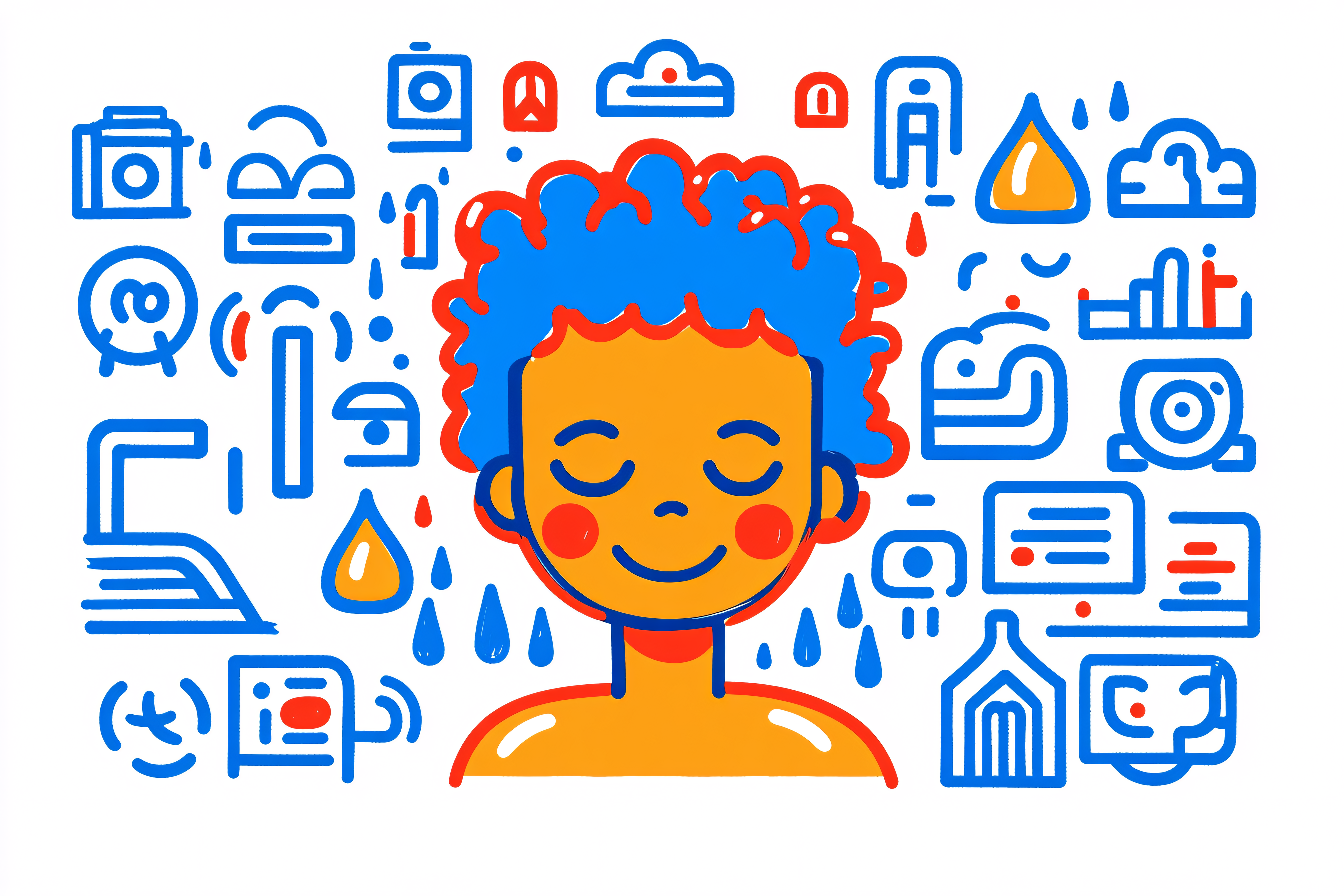 Boy and Blue Icons