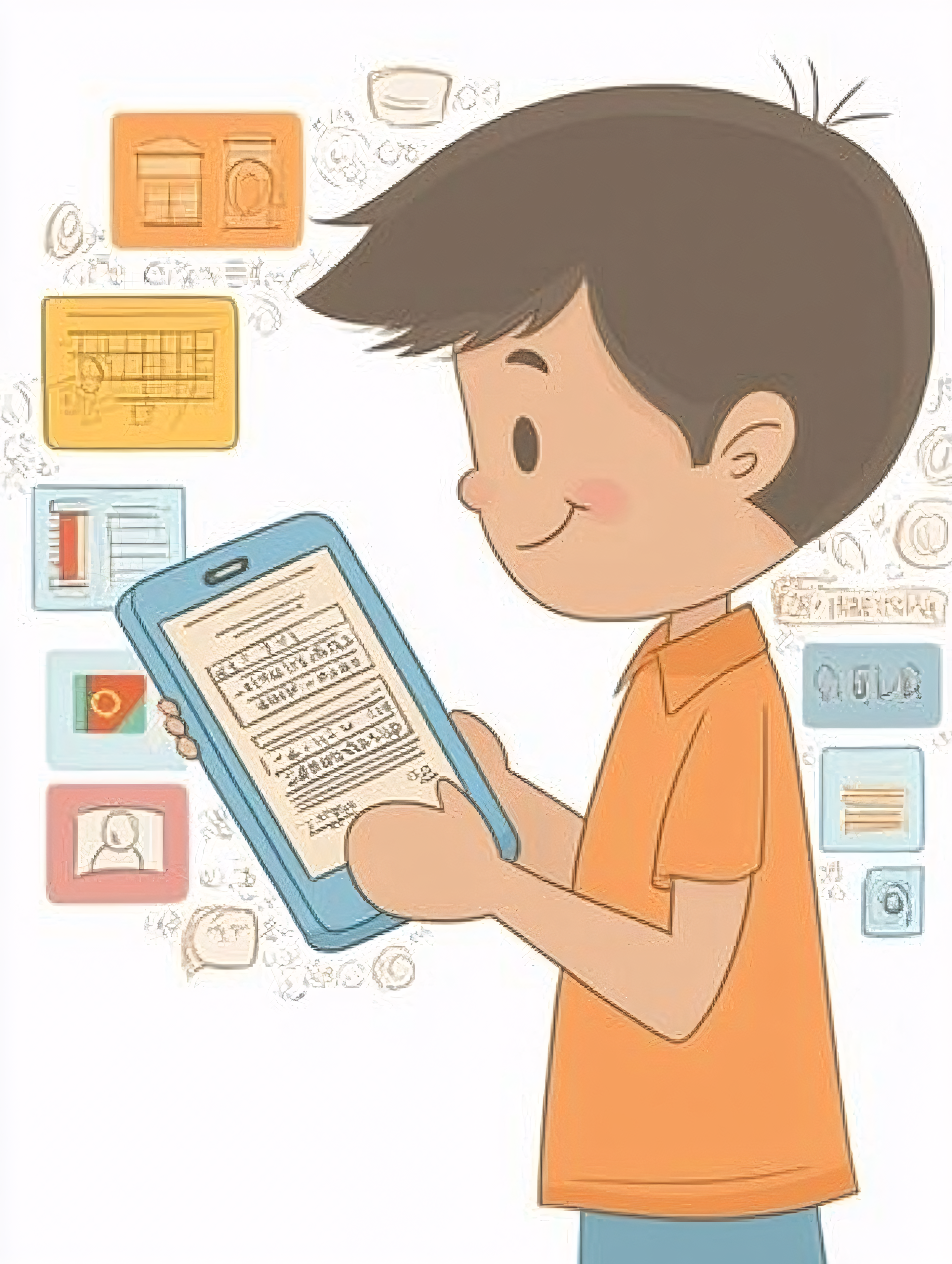 Boy with Tablet