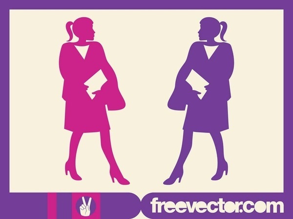 Businesswomen Free Vector