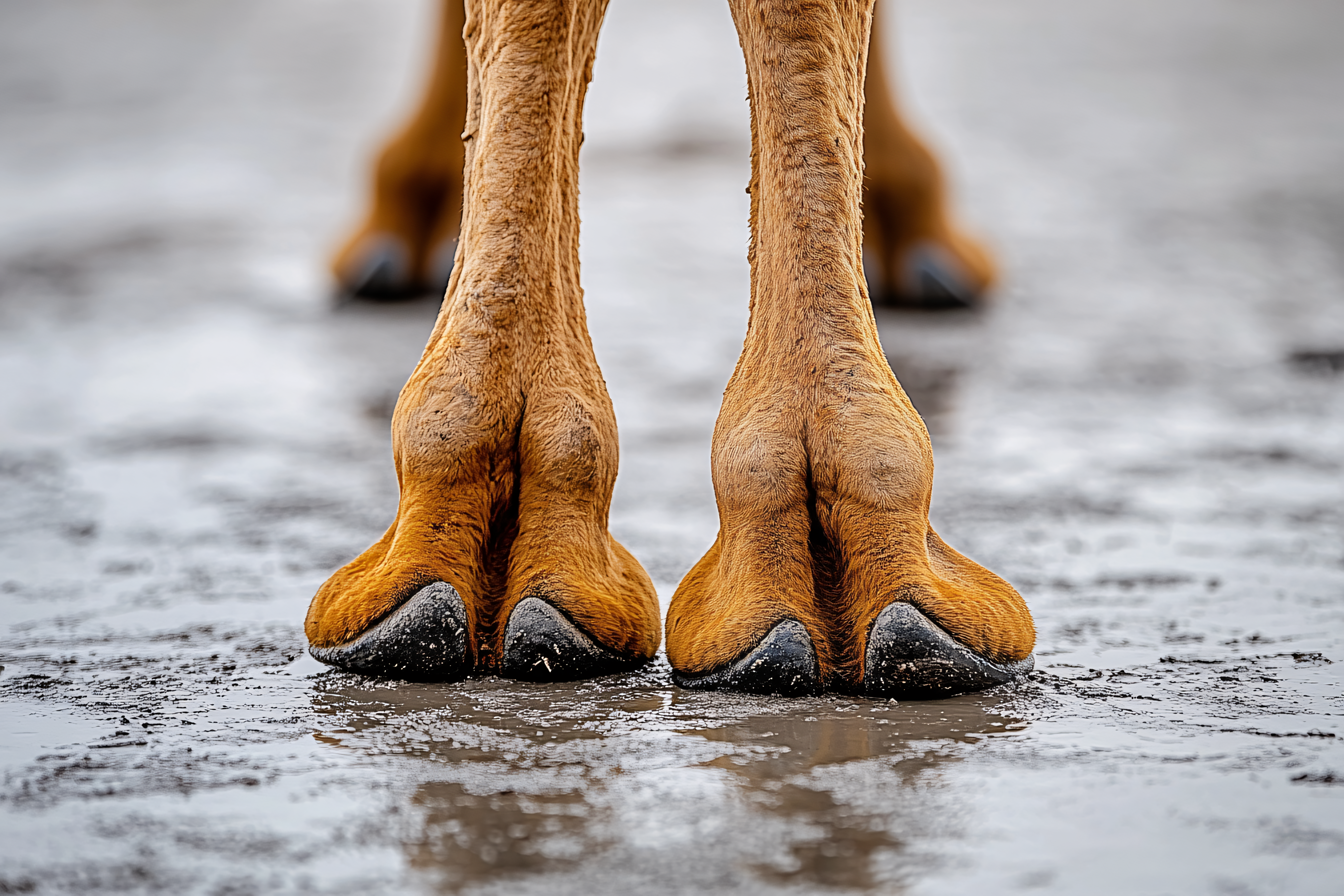 Camel Hooves Close-Up