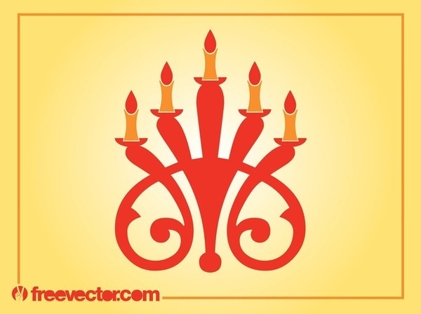 Candleholder Free Vector