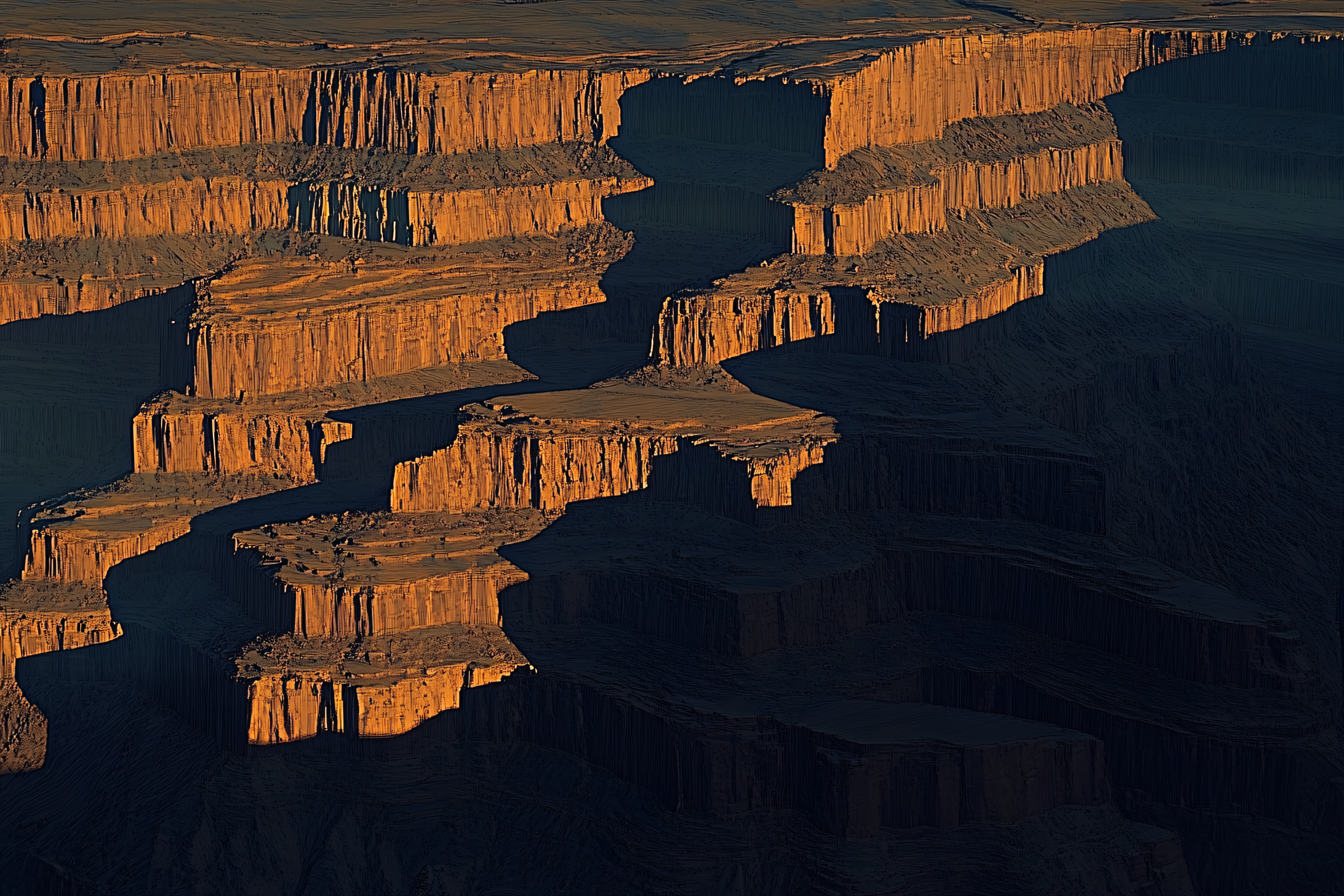 Canyonlands Terraces at Sunset