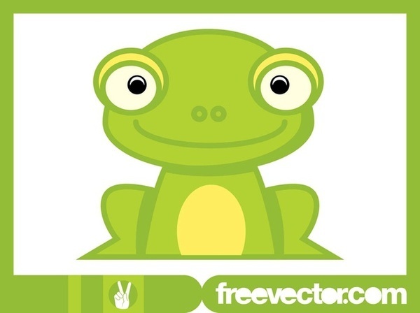 Cartoon Frog Free Vector