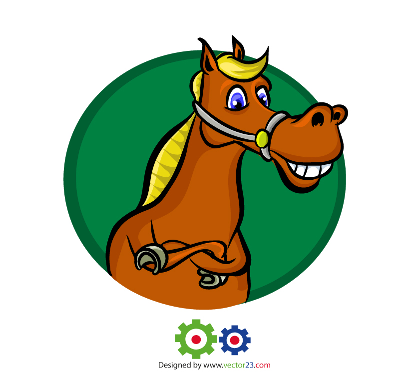 Cartoon Horse Free Vector