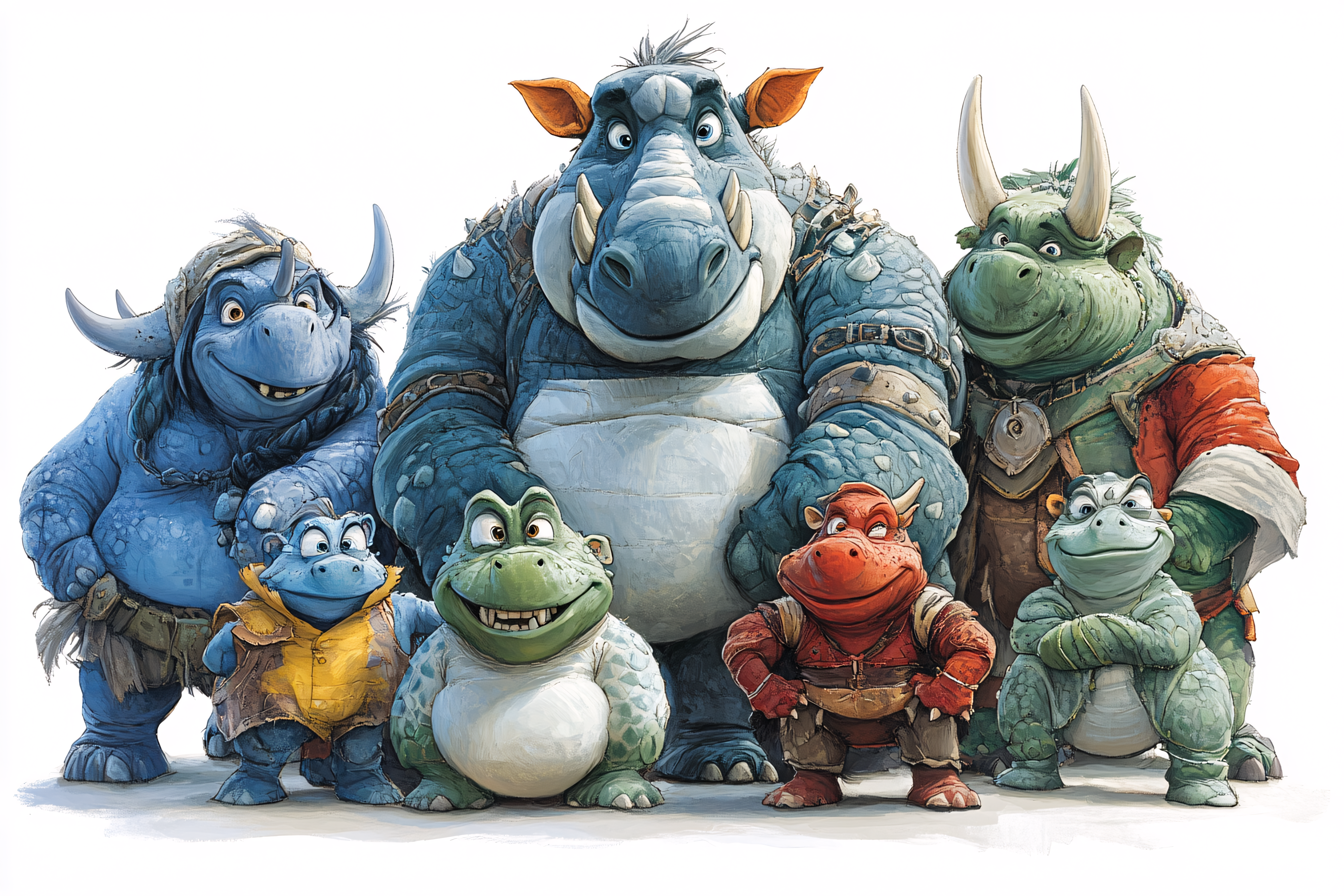 Cartoon Trolls Characters